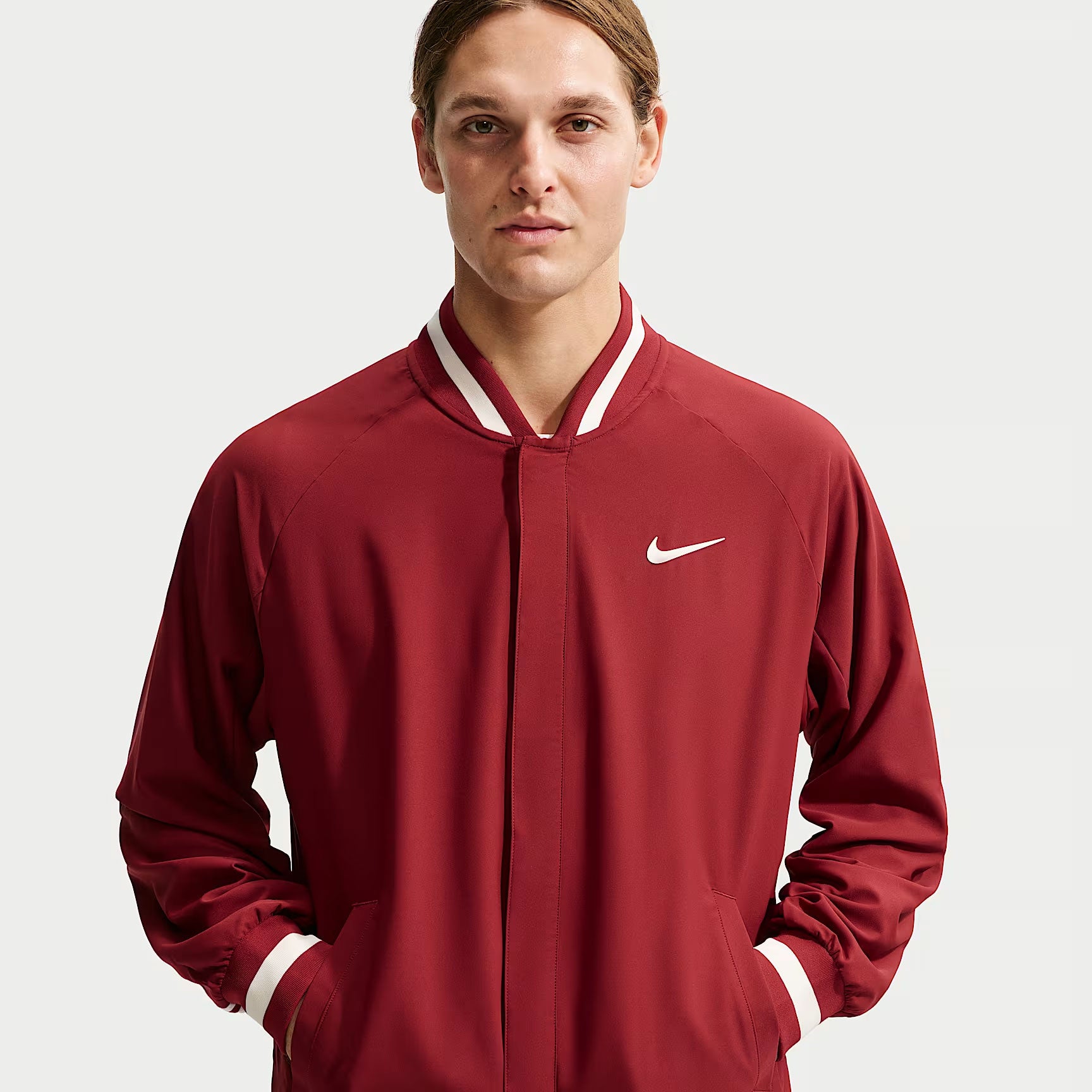 NikeCourt Slam New York Jannik Sinner Men's Dri-FIT Tennis Jacket - Red (1)
