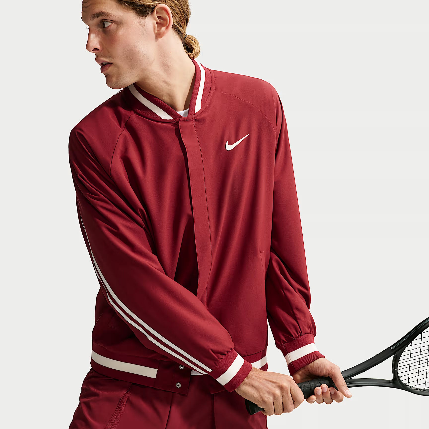 NikeCourt Slam New York Jannik Sinner Men's Dri-FIT Tennis Jacket - Red (3)