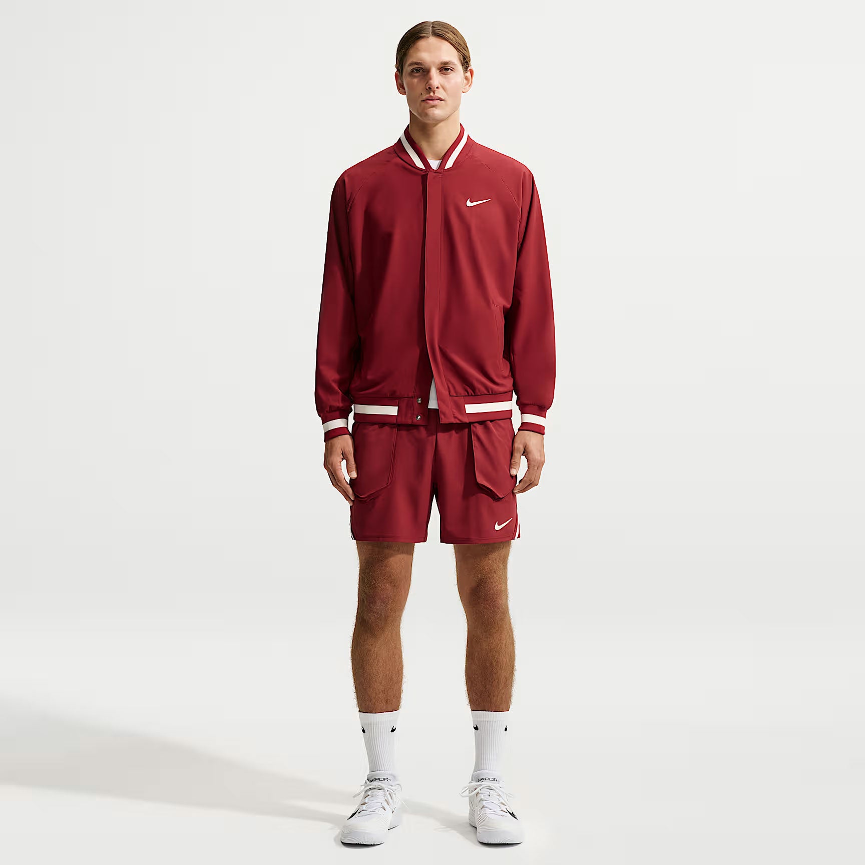 NikeCourt Slam New York Jannik Sinner Men's Dri-FIT Tennis Jacket - Red (4)