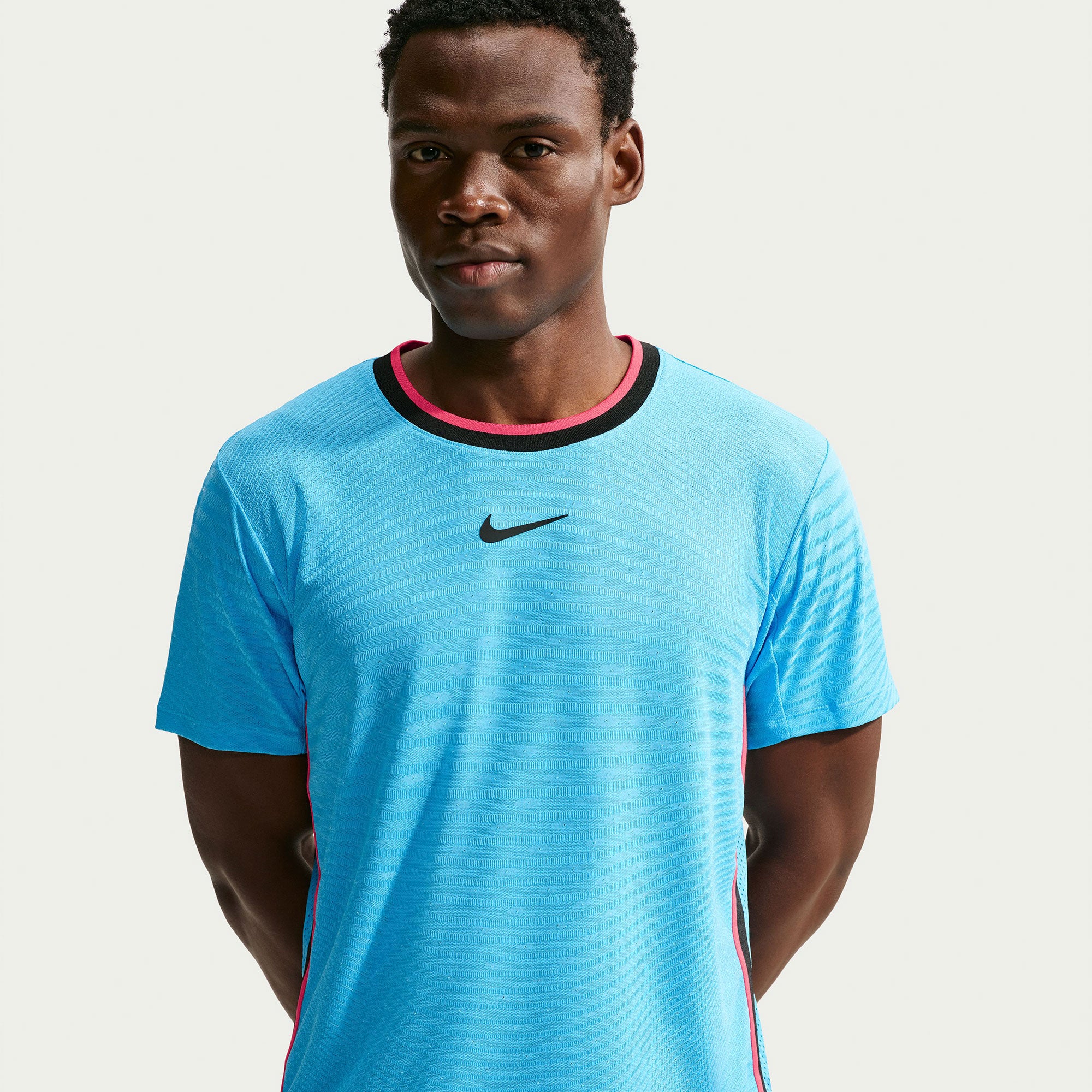 NikeCourt Slam New York Men's Aero-FIT Tennis Shirt - Blue (1)