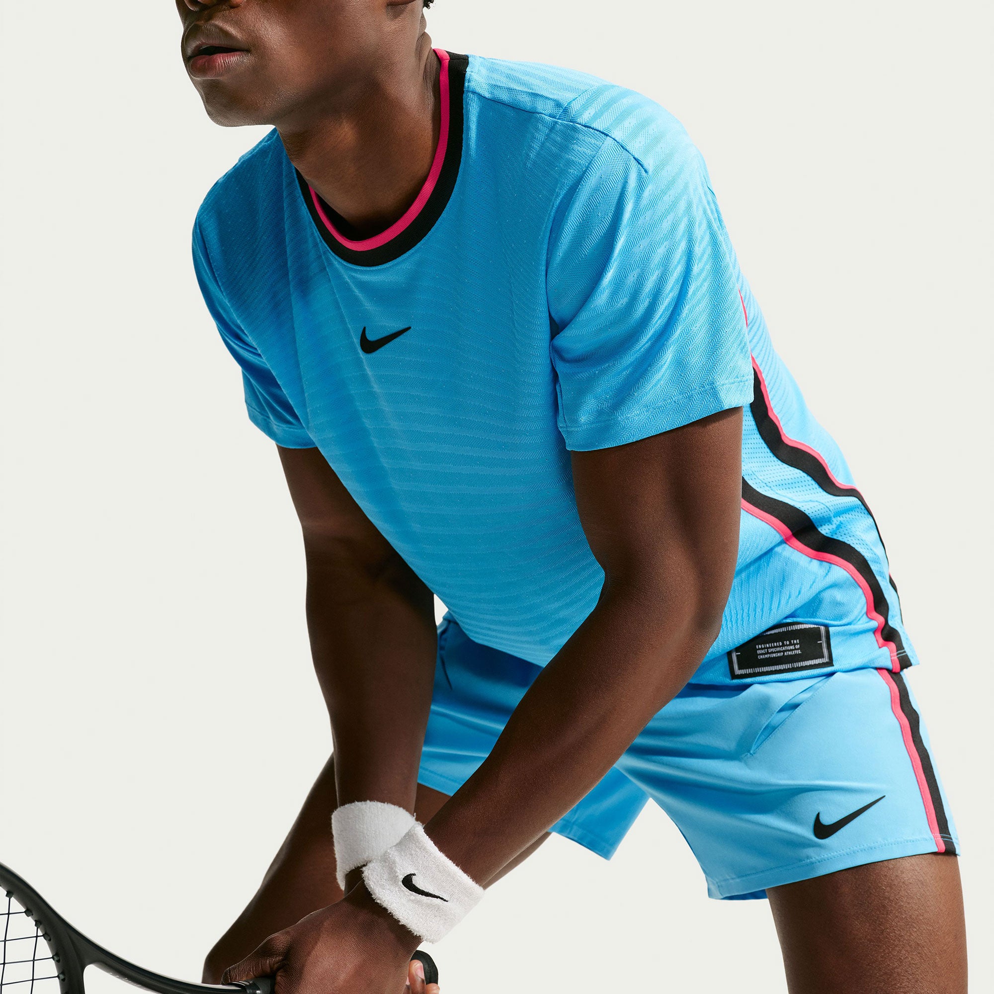 NikeCourt Slam New York Men's Aero-FIT Tennis Shirt - Blue (3)