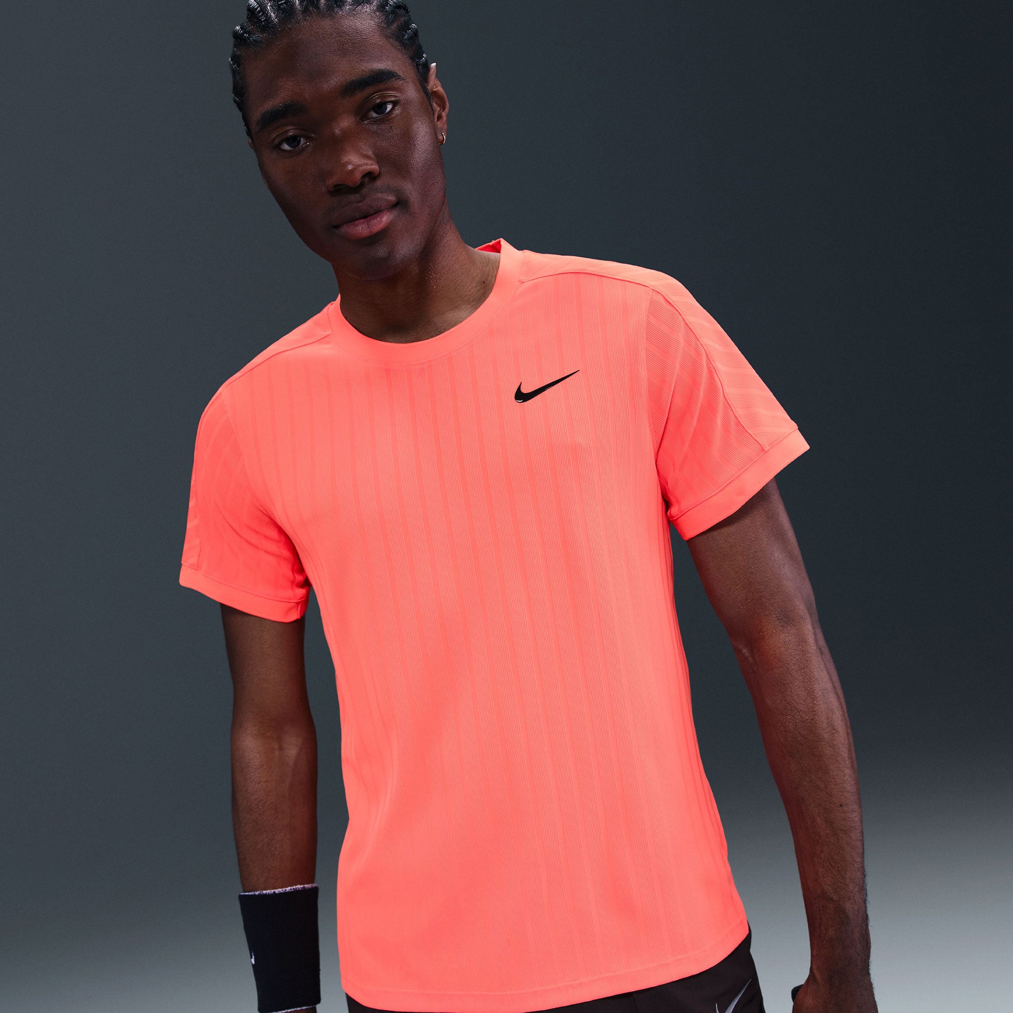 NikeCourt Slam New York Men's Dri-FIT ADV Tennis Shirt - Orange (1)