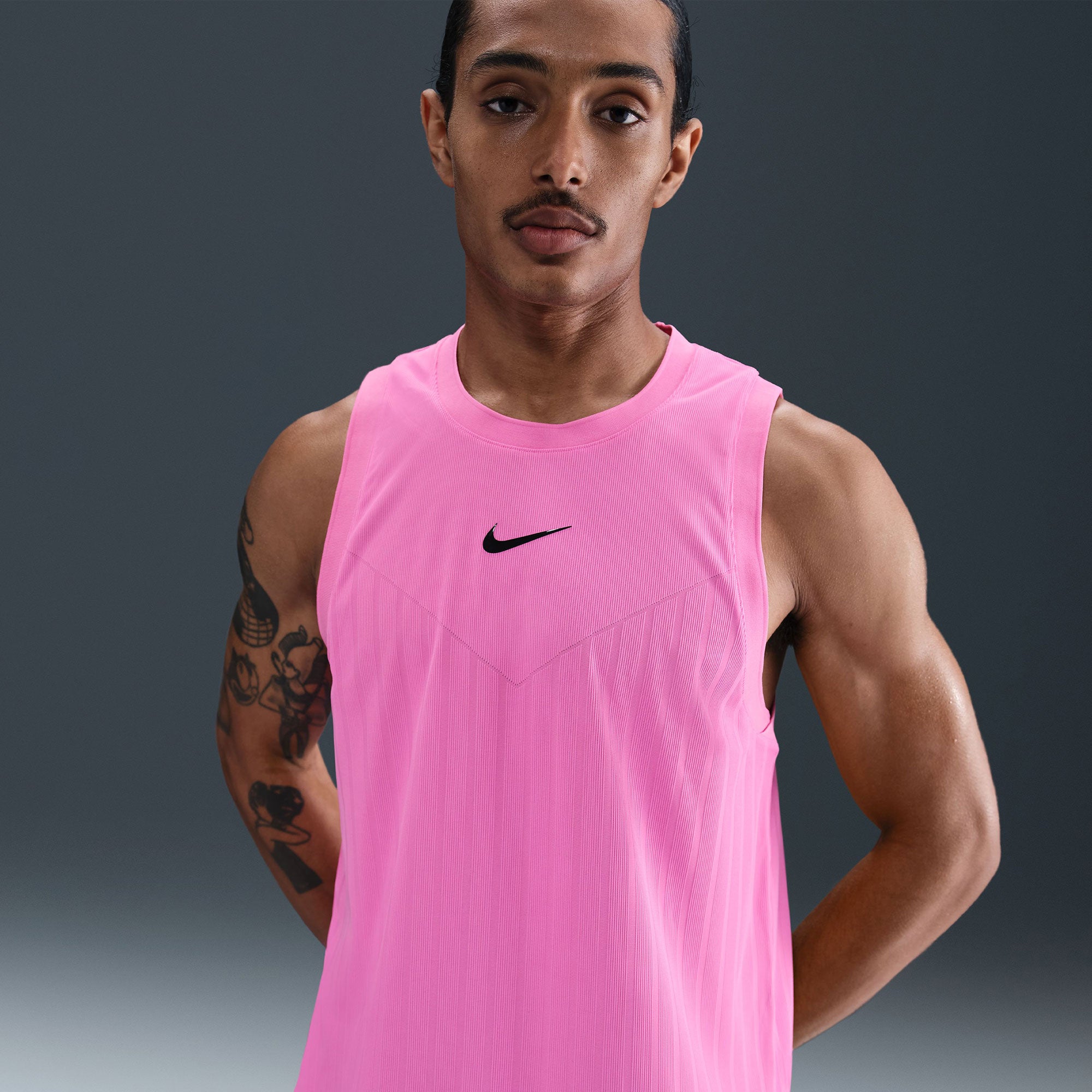 NikeCourt Slam New York Men's Dri-FIT ADV Tennis Tank - Pink (1)