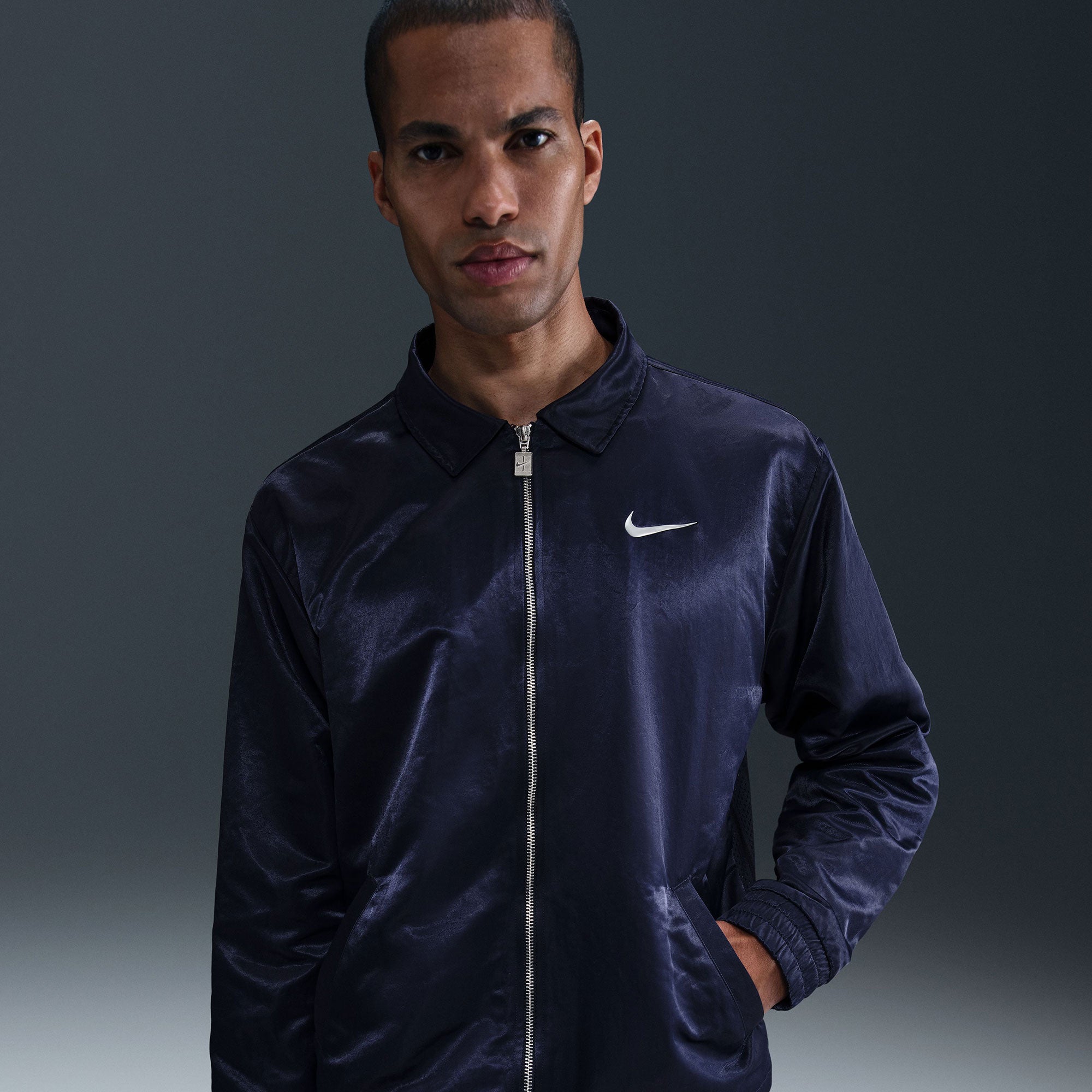 NikeCourt Slam New York Men's Dri-FIT Tennis Jacket - Dark Blue (1)