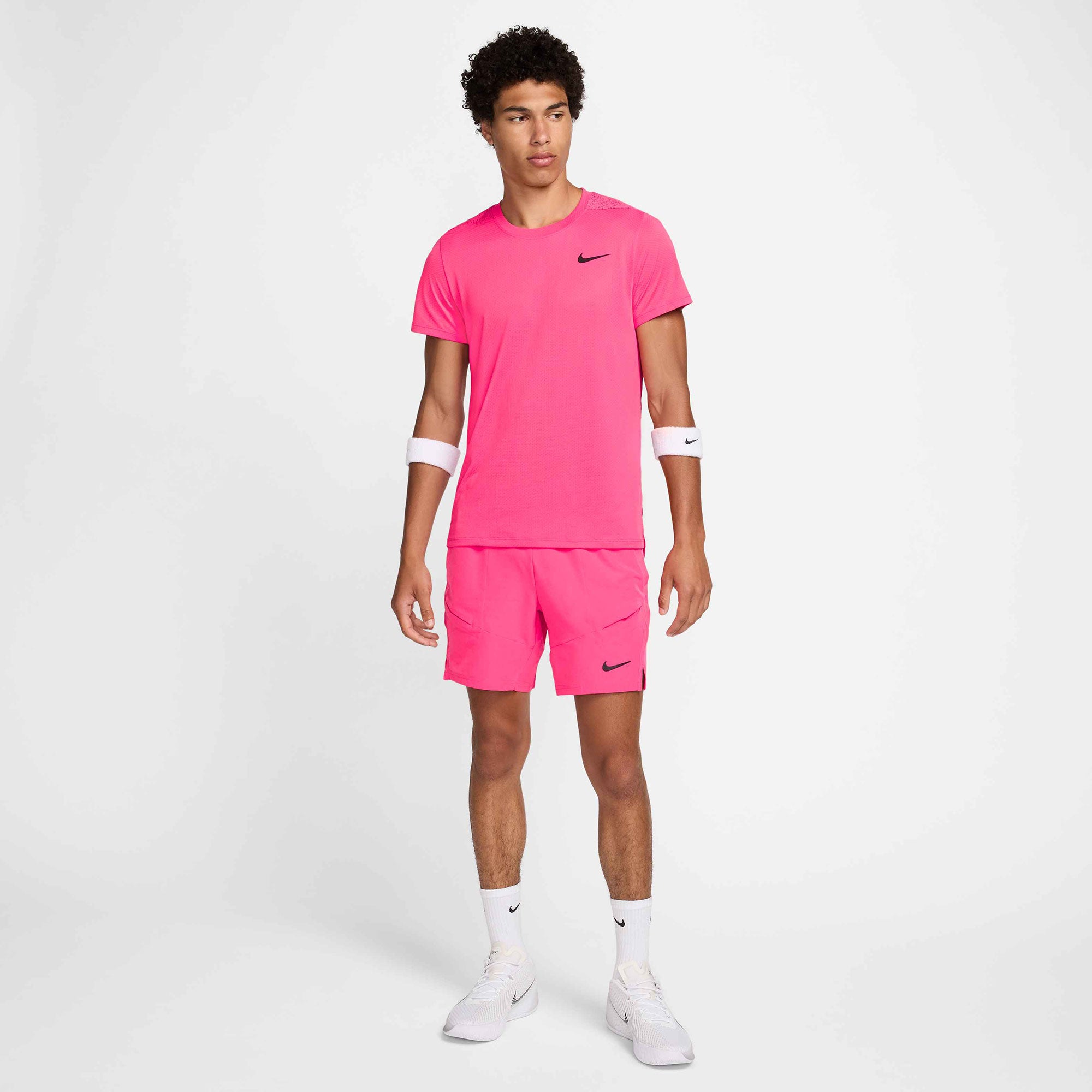 NikeCourt Slam New York Men's Dri-FIT Tennis Shirt - Pink (6)