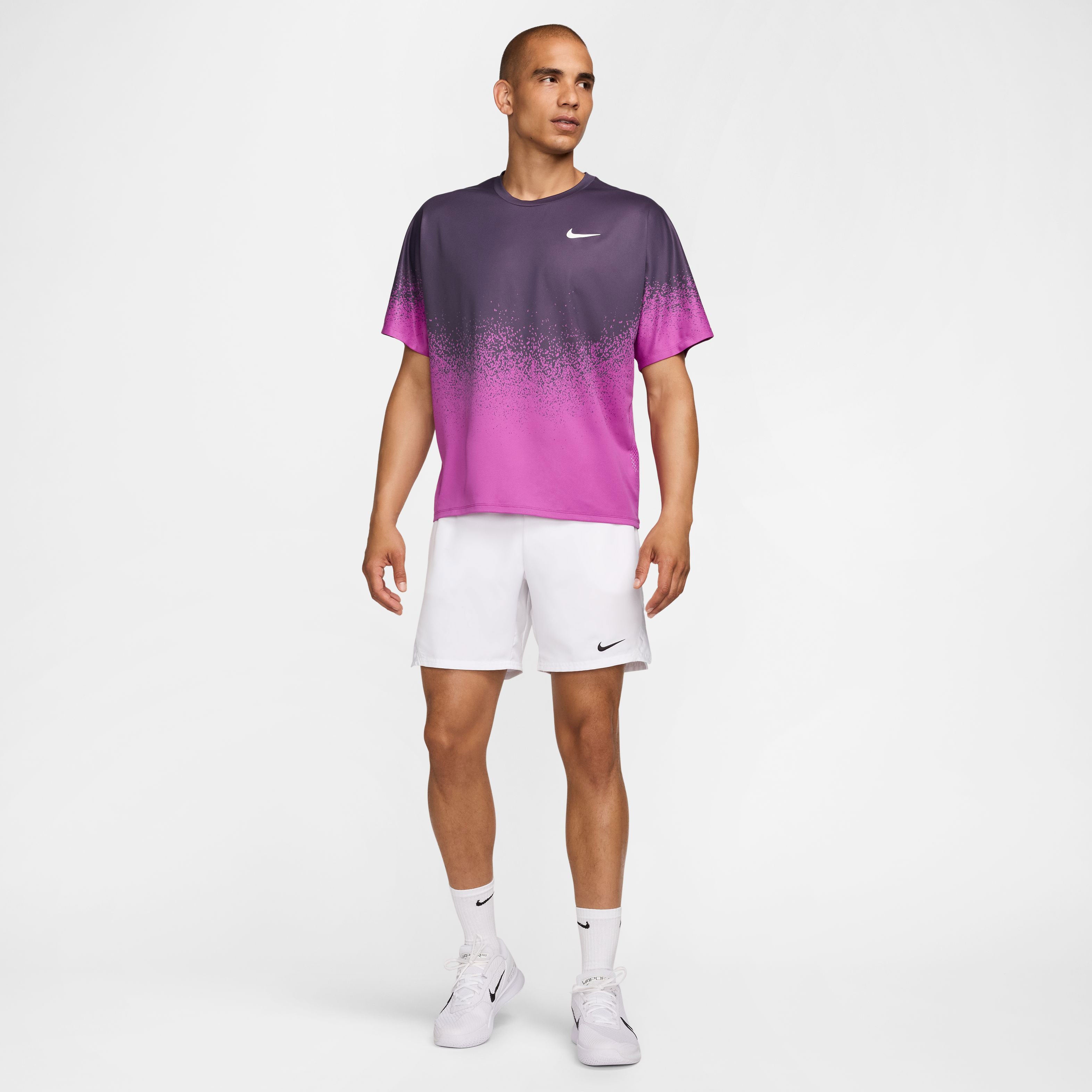 NikeCourt Slam New York Wildcard Men's Dri-FIT Tennis Shirt - Purple (4)