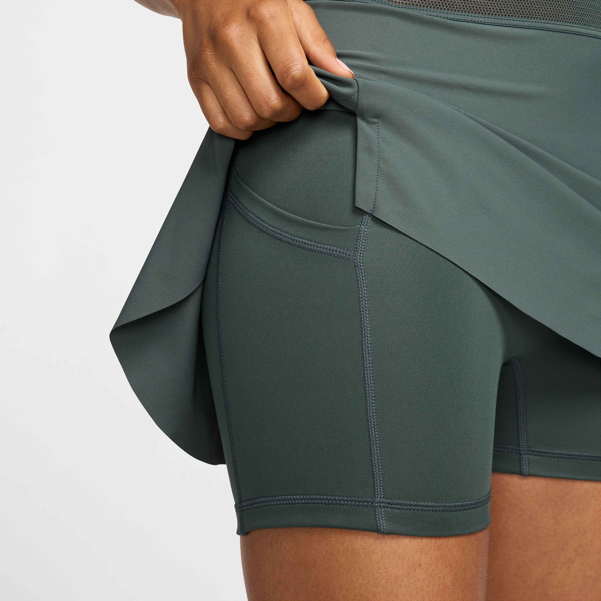 NikeCourt Slam New York Women's Dri-FIT Tennis Skirt - Green (6)