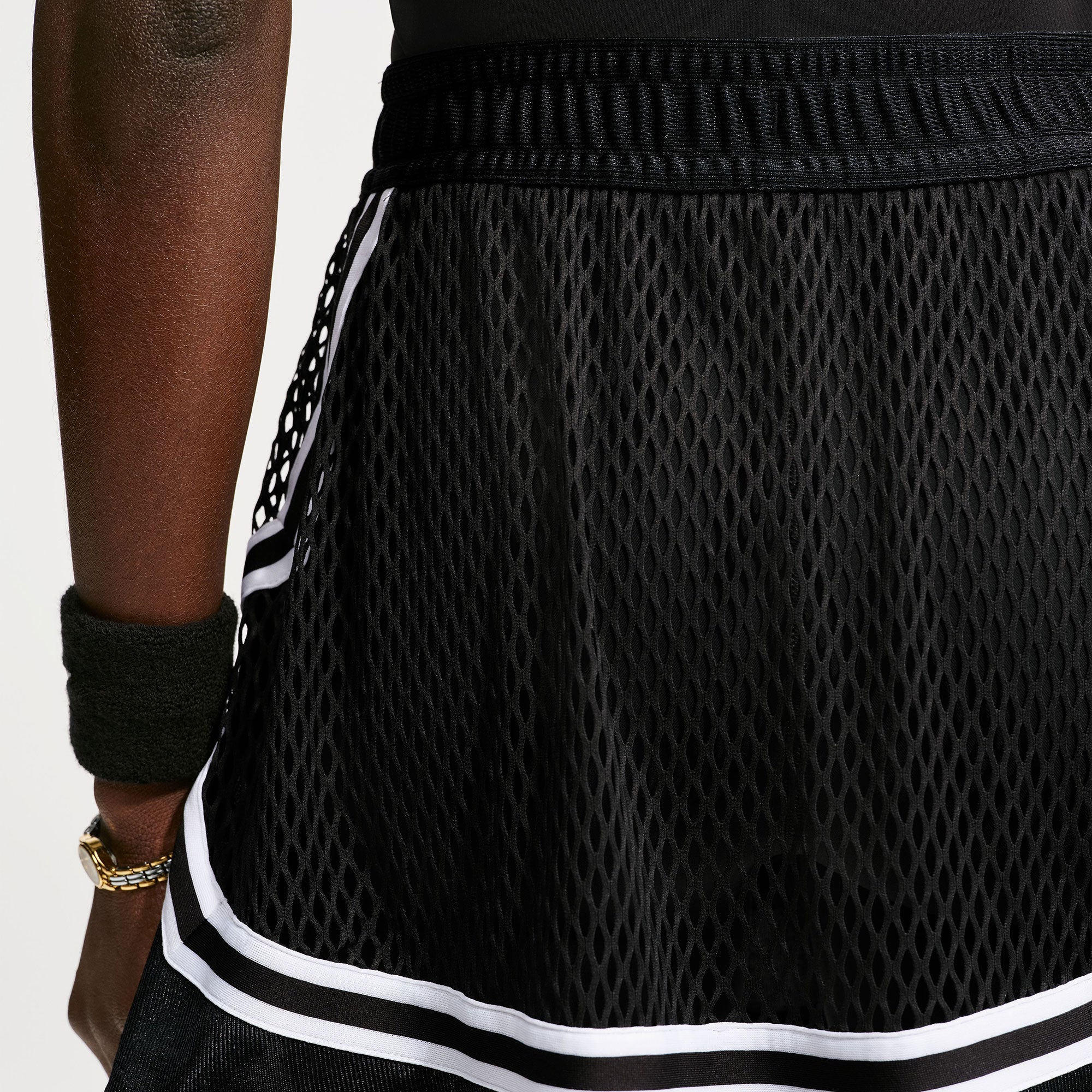 NikeCourt Slam New York Women's High-Waisted Tennis Skirt - Black (4)