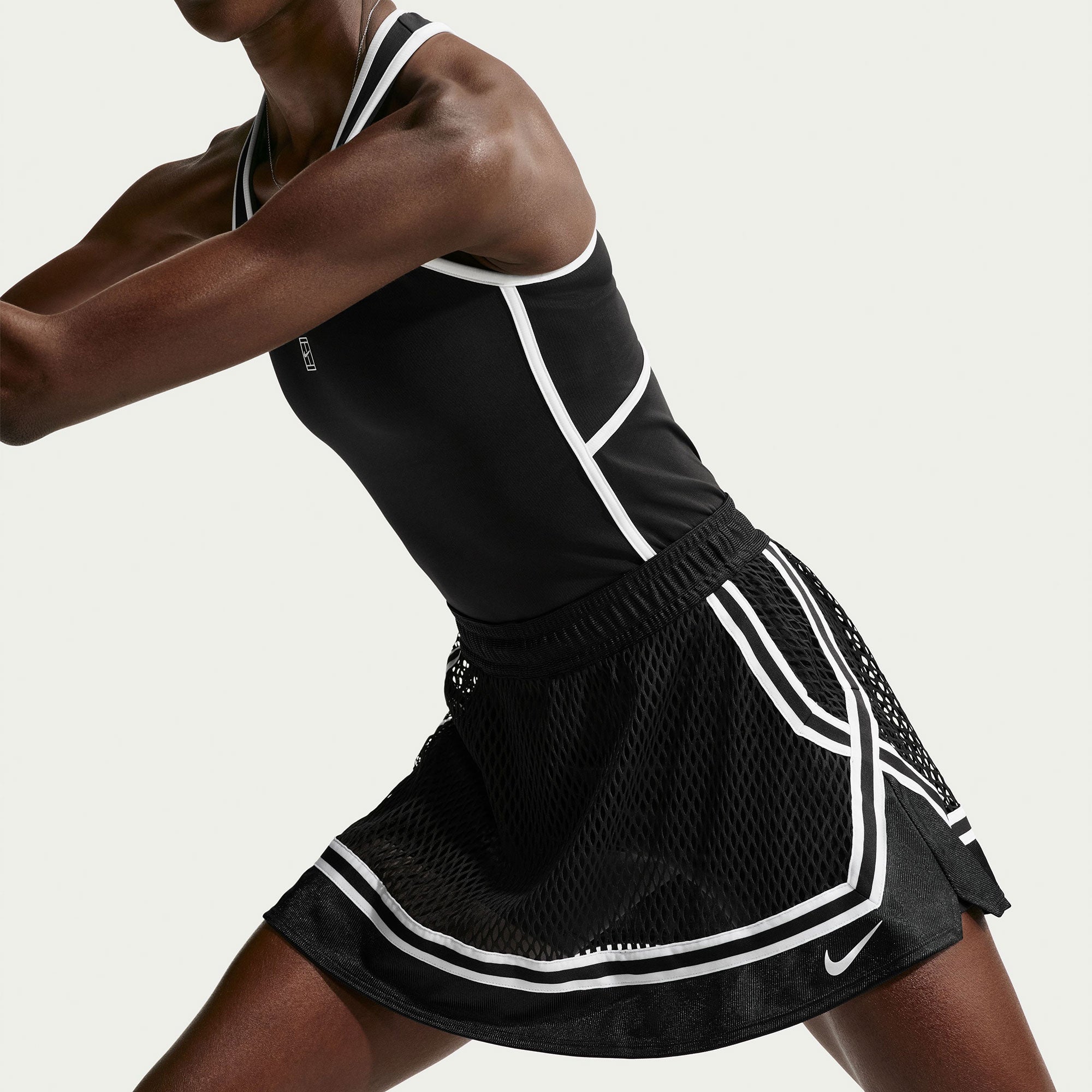 NikeCourt Slam New York Women's High-Waisted Tennis Skirt - Black (5)
