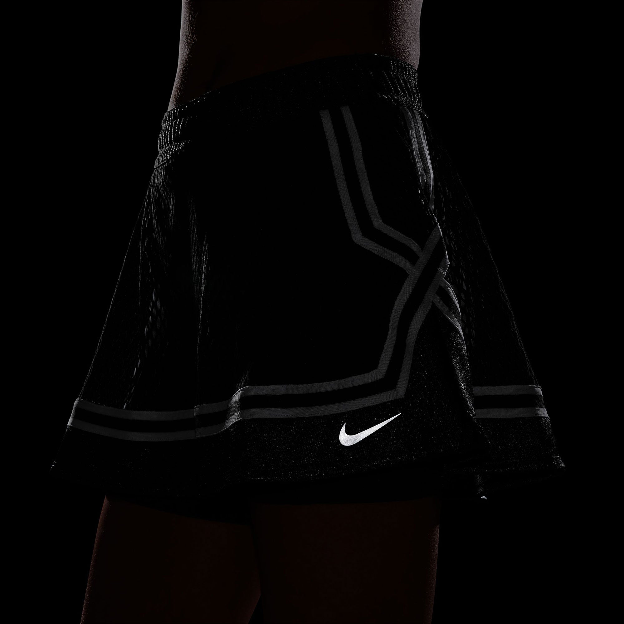 NikeCourt Slam New York Women's High-Waisted Tennis Skirt - Black (7)