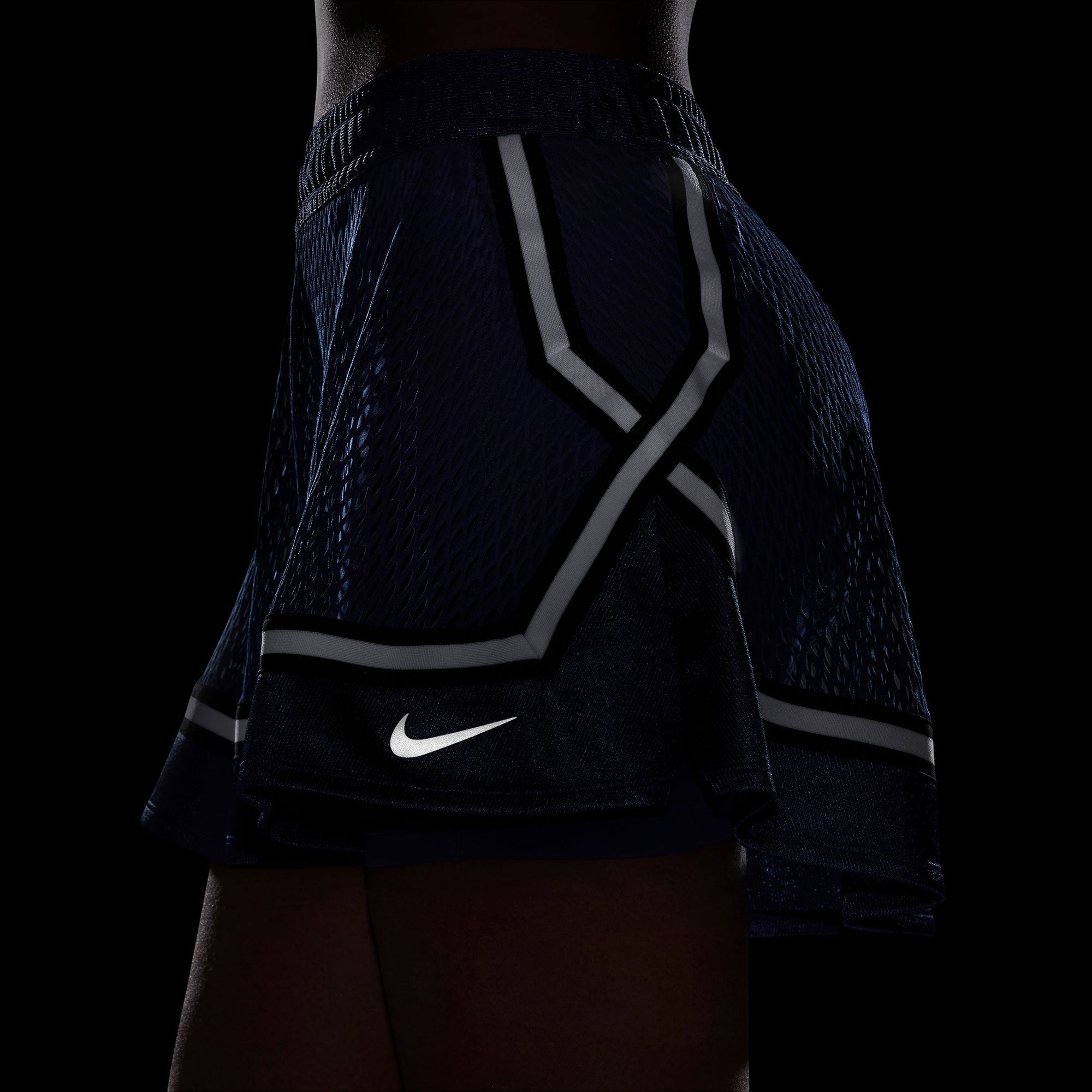 NikeCourt Slam New York Women's High-Waisted Tennis Skirt - Blue (7)