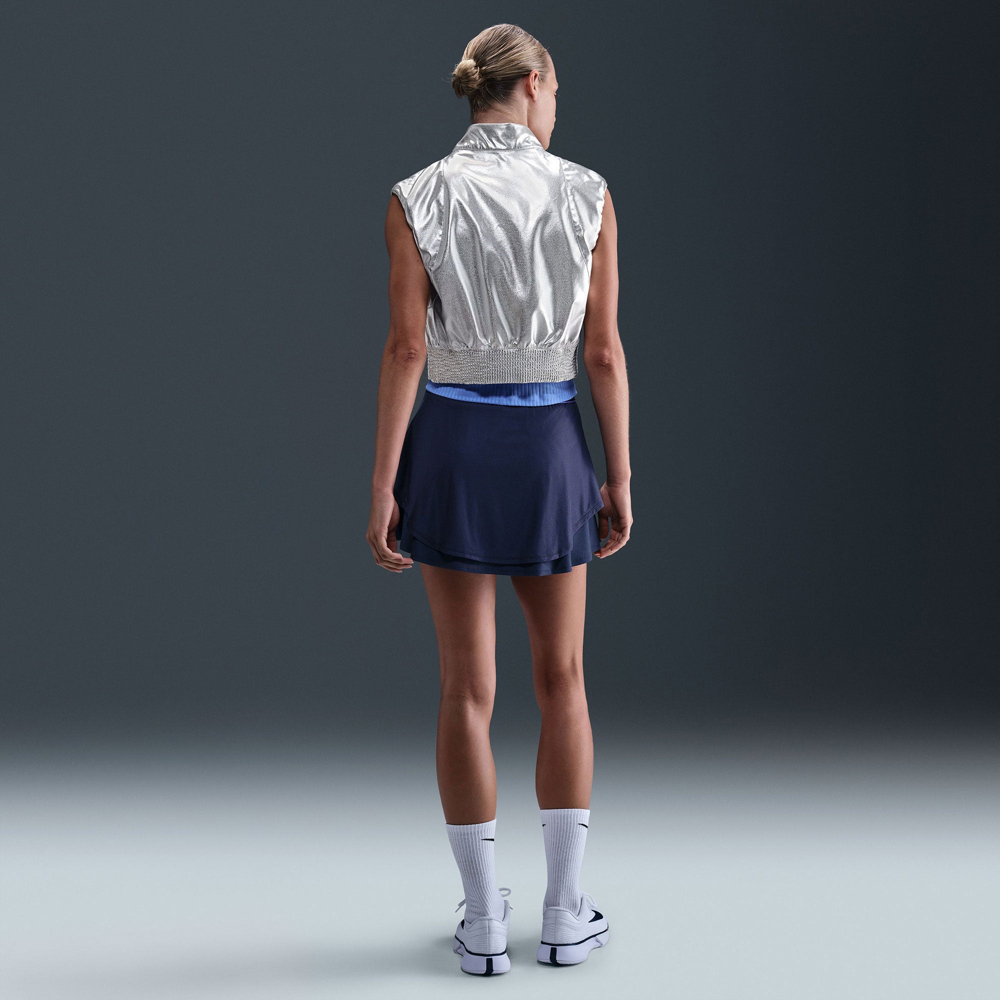NikeCourt Slam New York Women's Tennis Vest - Silver (5)