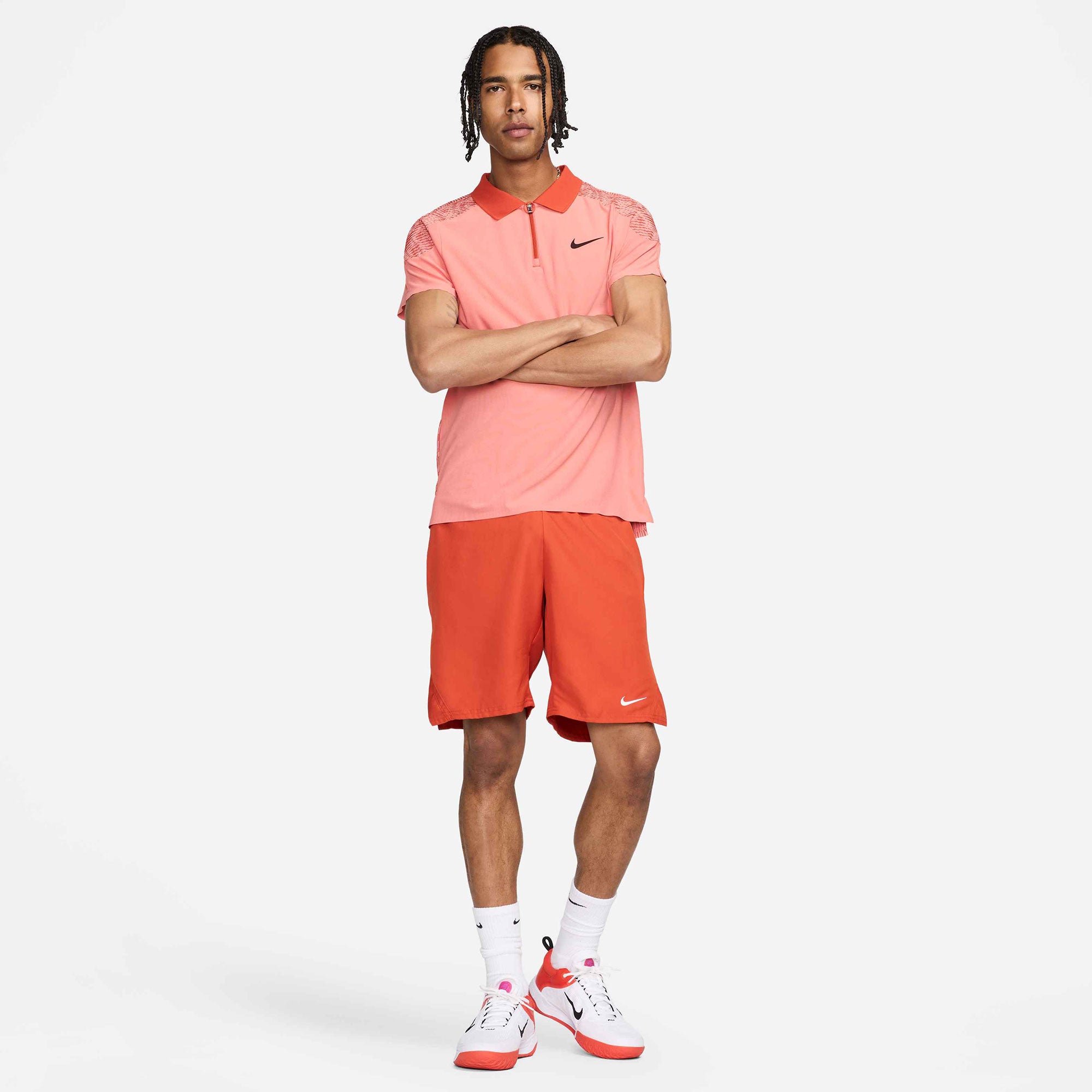NikeCourt Slam Paris Men's Dri-FIT ADV Tennis Polo - Orange (6)