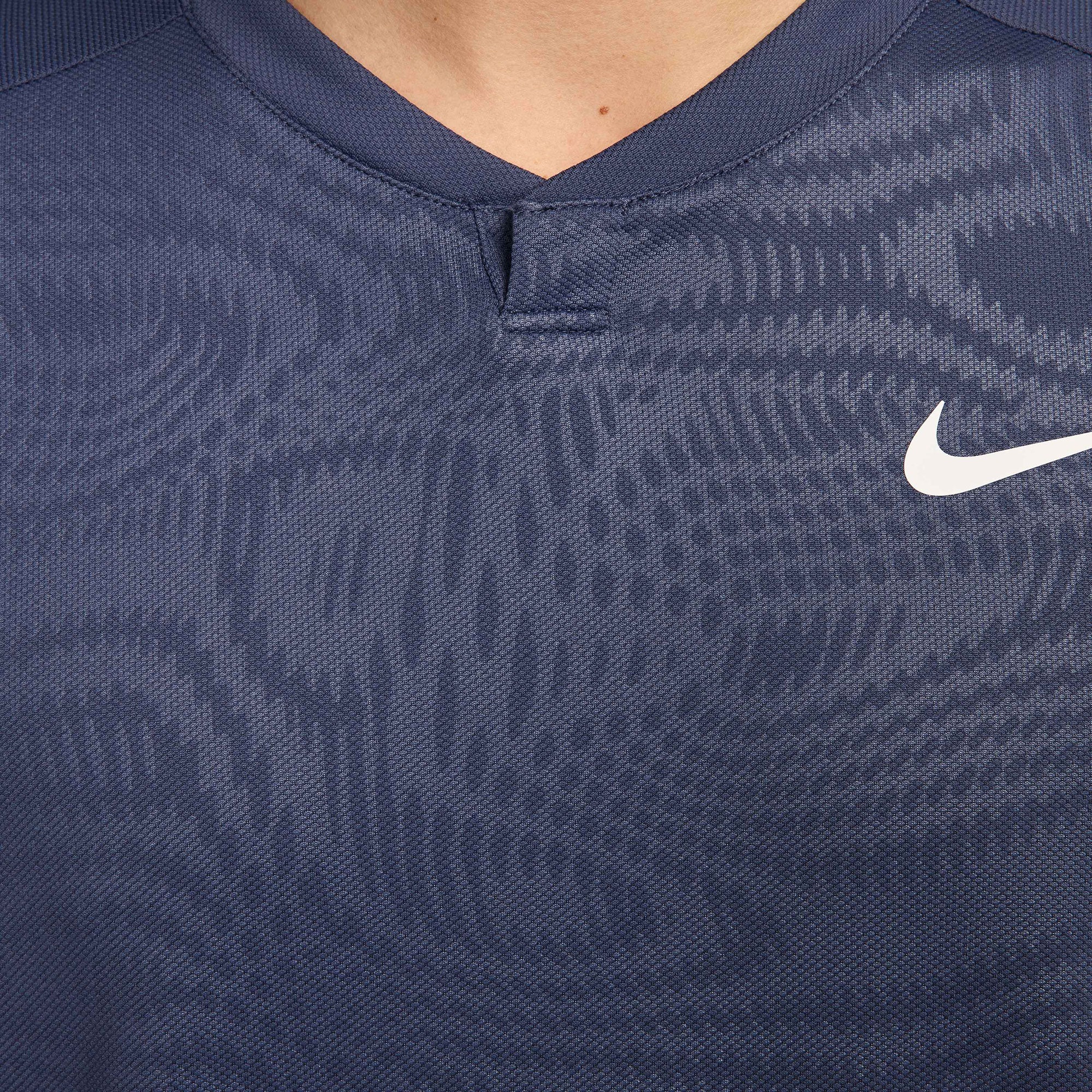 NikeCourt Slam Paris Men's Dri-FIT Tennis Shirt - Blue (4)
