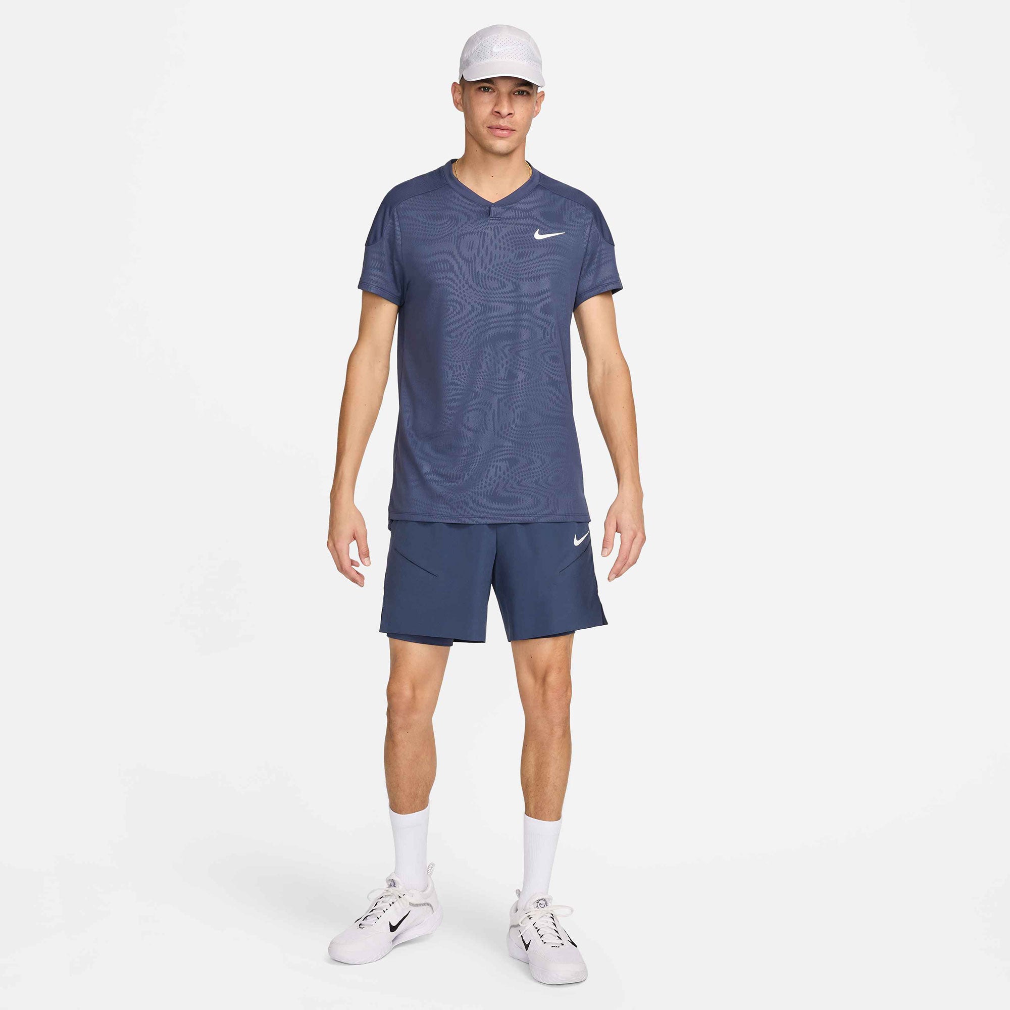 NikeCourt Slam Paris Men's Dri-FIT Tennis Shirt - Blue (7)