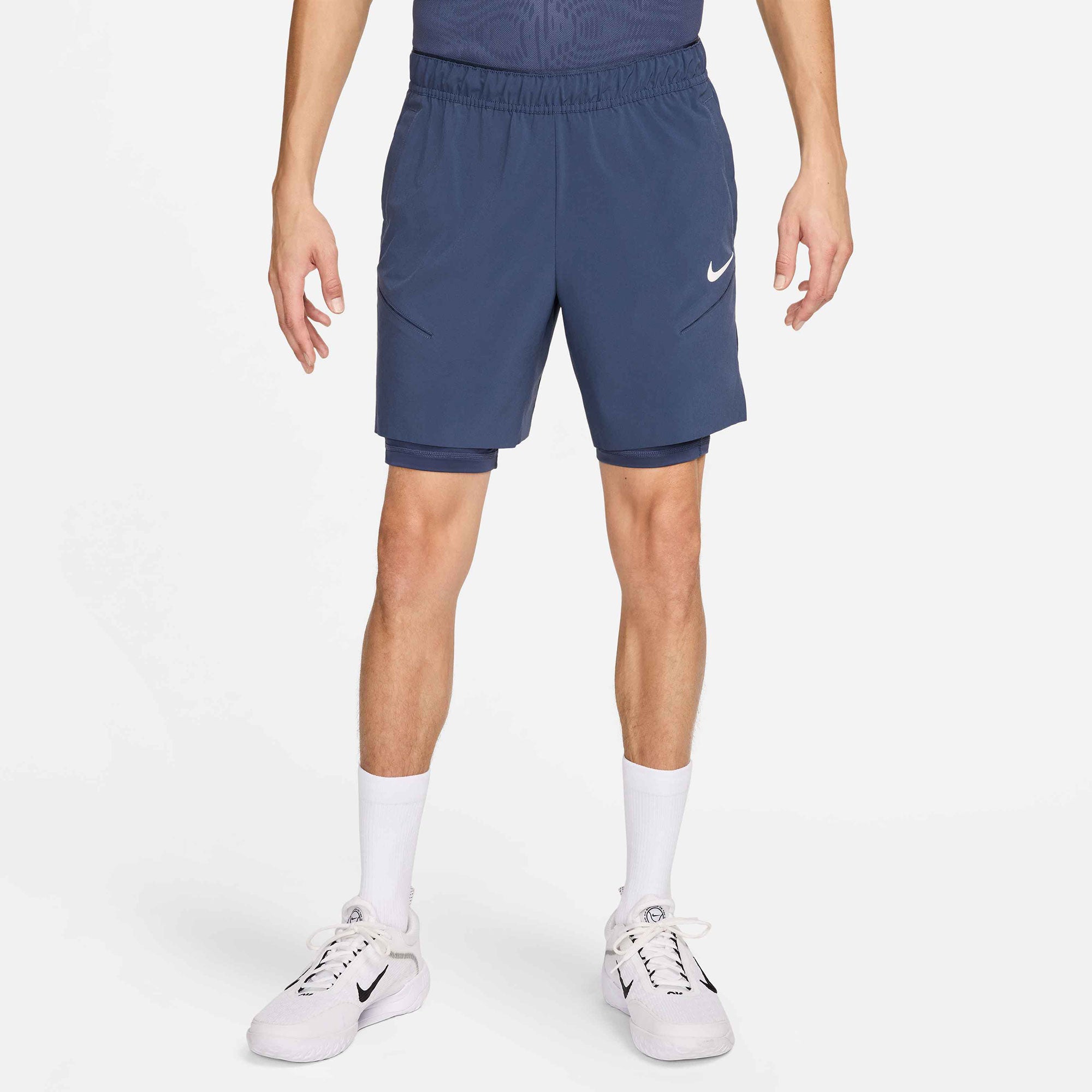 NikeCourt Slam Paris Men's Dri-FIT Tennis Shorts - Blue (1)