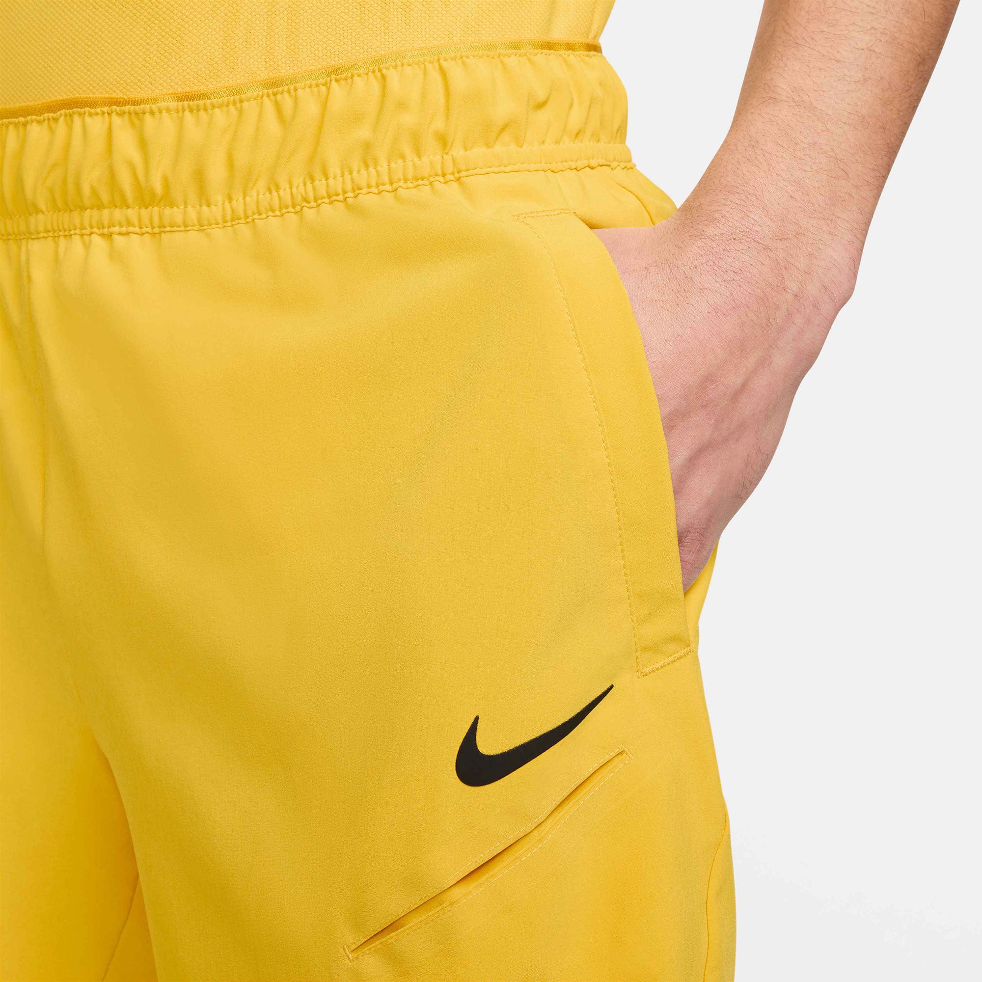 NikeCourt Slam Paris Men's Dri-FIT Tennis Shorts - Yellow (5)