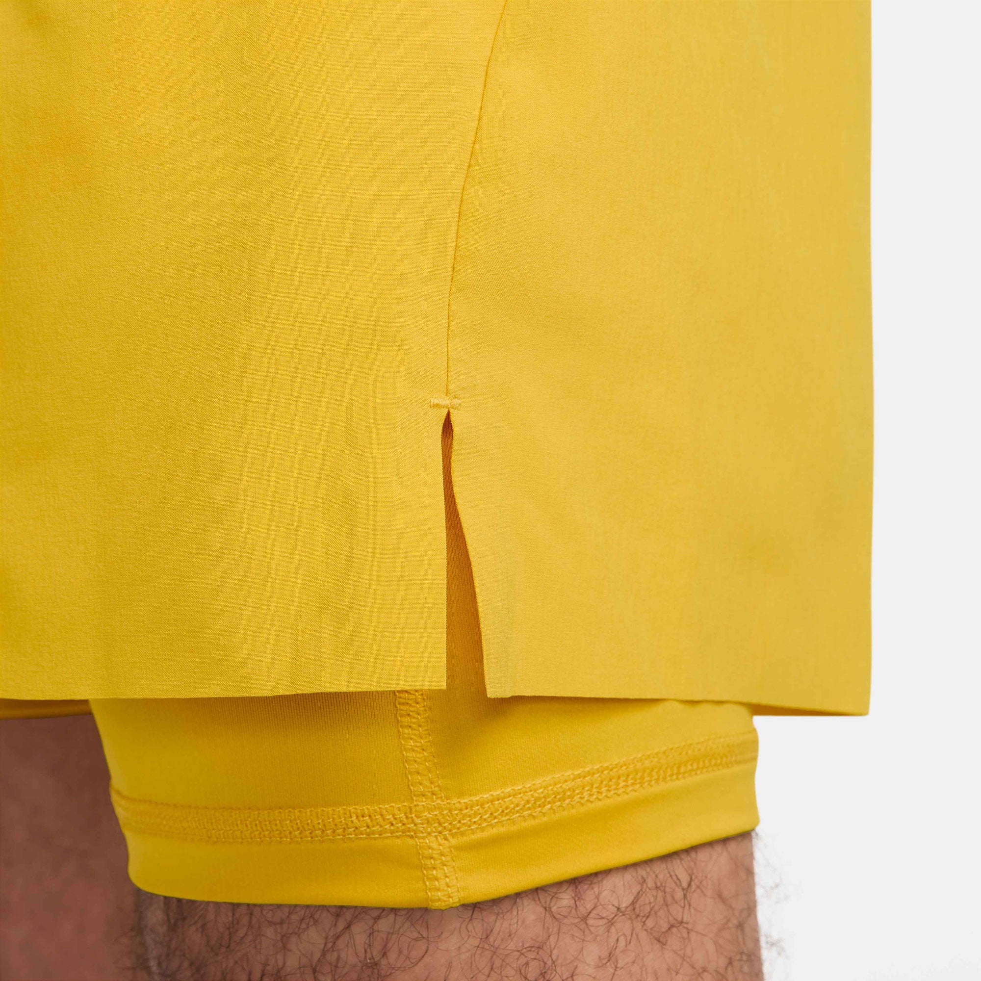 NikeCourt Slam Paris Men's Dri-FIT Tennis Shorts - Yellow (7)