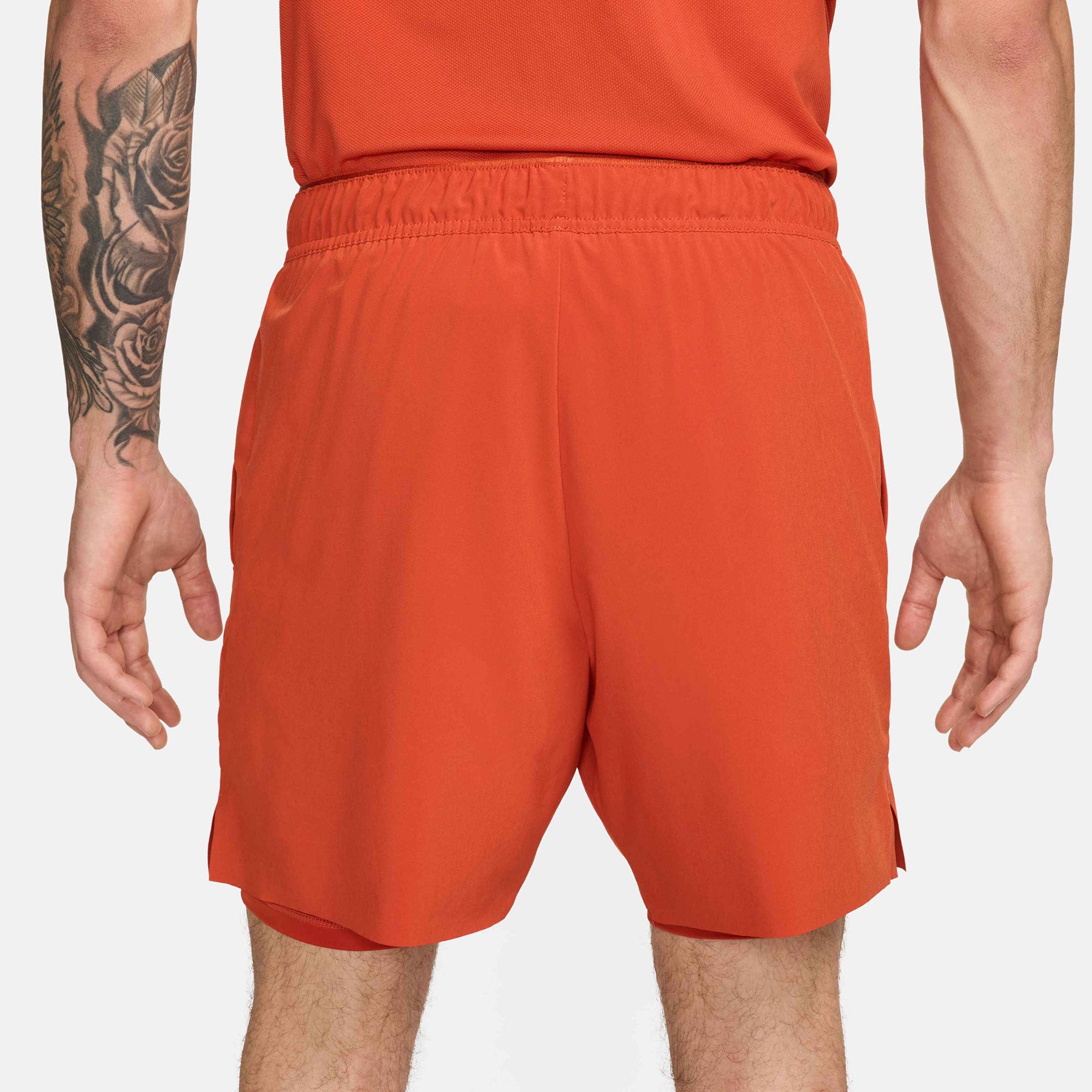 NikeCourt Slam Paris Men's Dri-FIT Tennis Shorts - Orange (2)