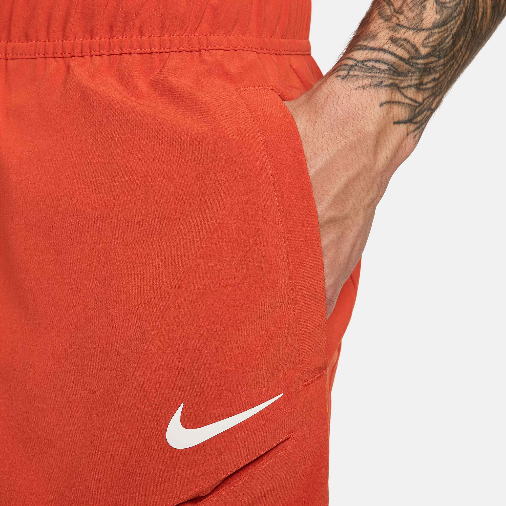 NikeCourt Slam Paris Men's Dri-FIT Tennis Shorts - Orange (5)