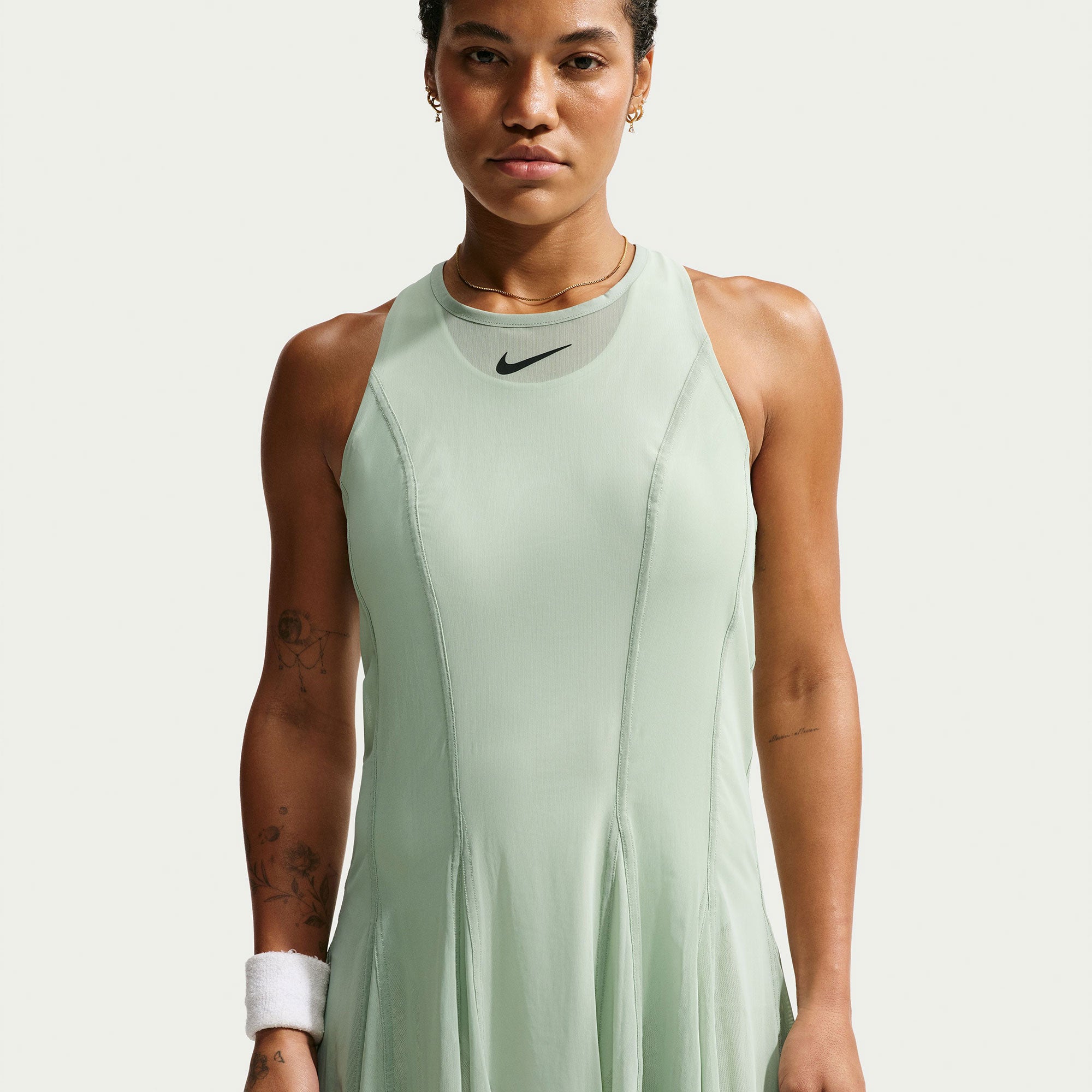 NikeCourt Slam Paris Women's Dri-FIT Tennis Dress - Green (3)