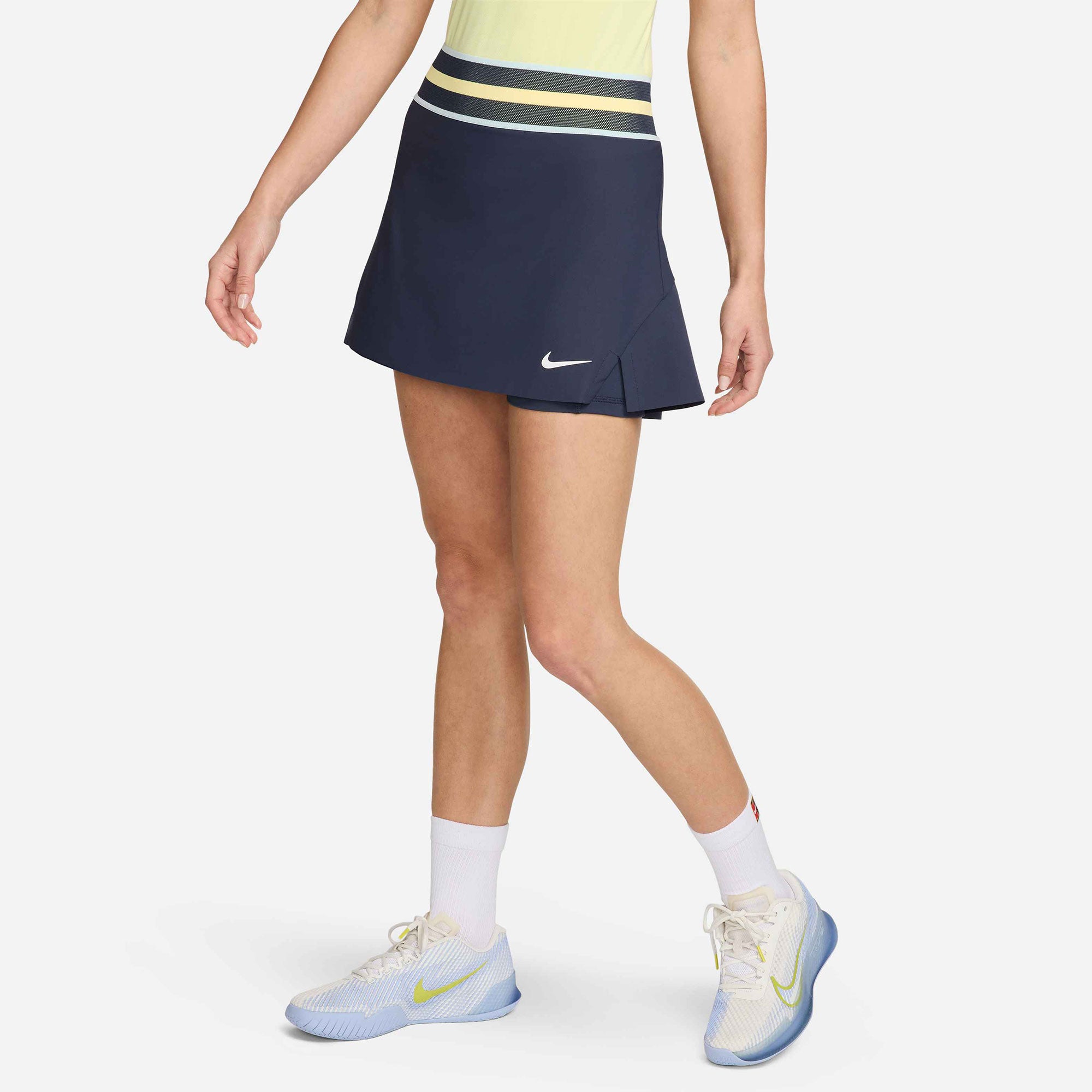 NikeCourt Slam Paris Women's Dri-FIT Tennis Skirt - Dark Blue (1)