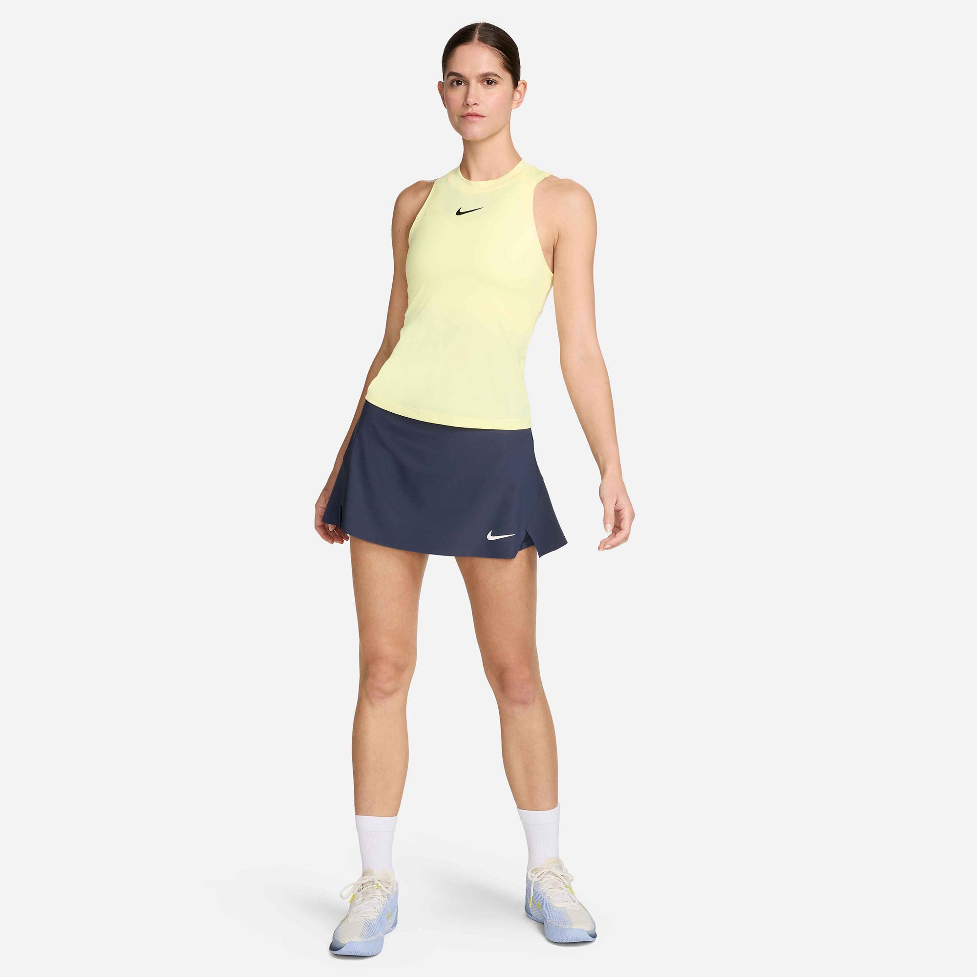 nike denim tennis skirt