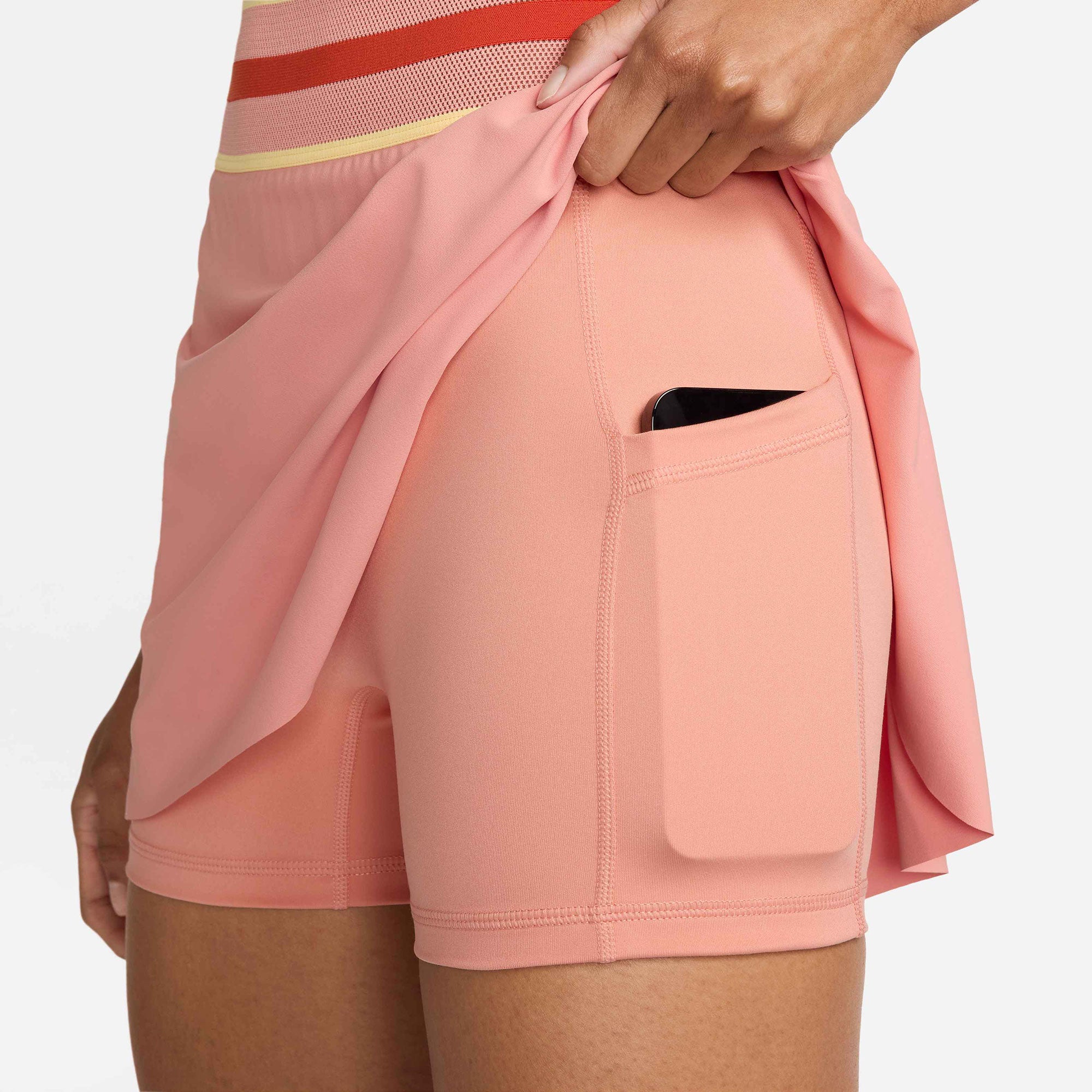 NikeCourt Slam Paris Women's Dri-FIT Tennis Skirt - Pink (7)