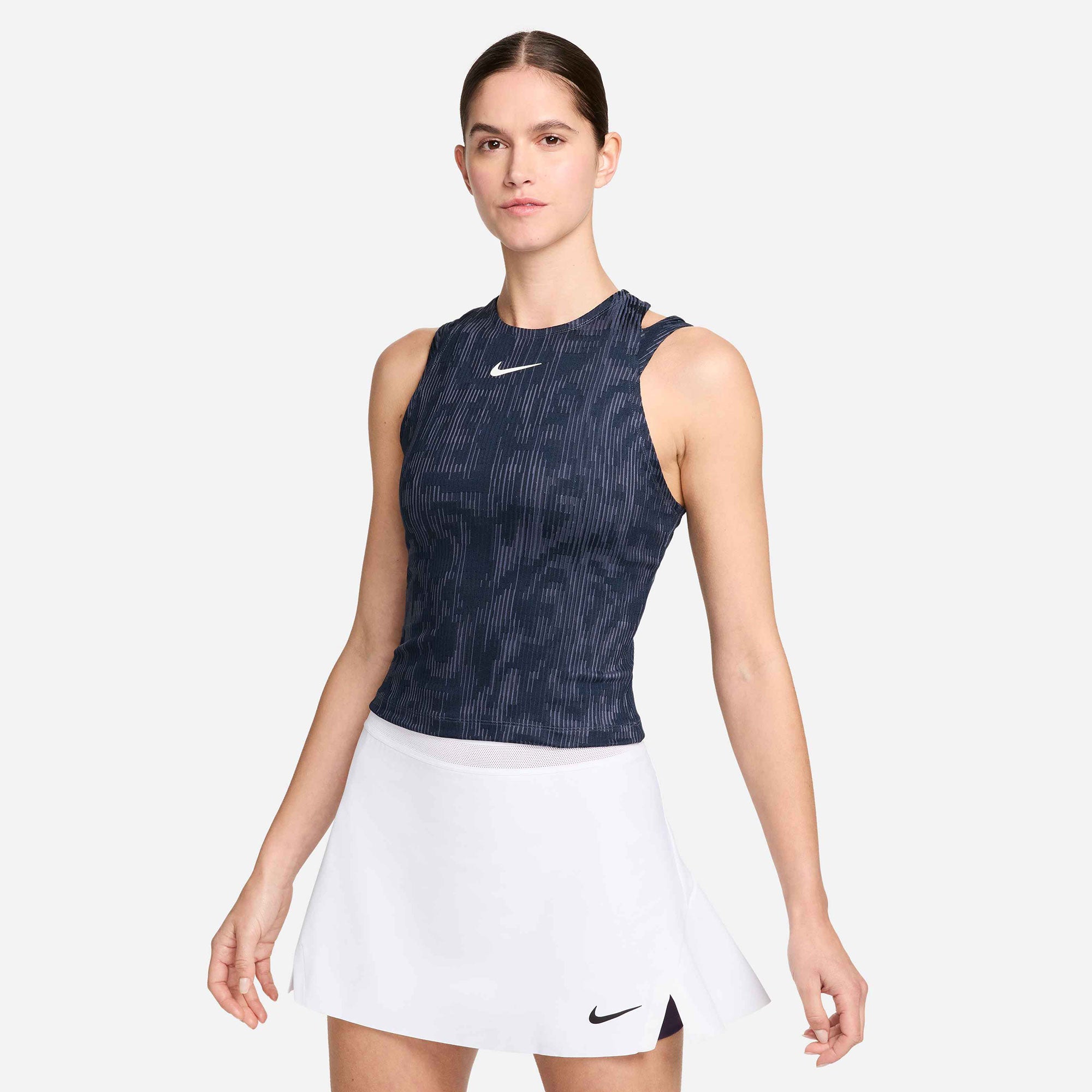 NikeCourt Slam Paris Women's Dri-FIT Tennis Tank - Dark Blue (1)