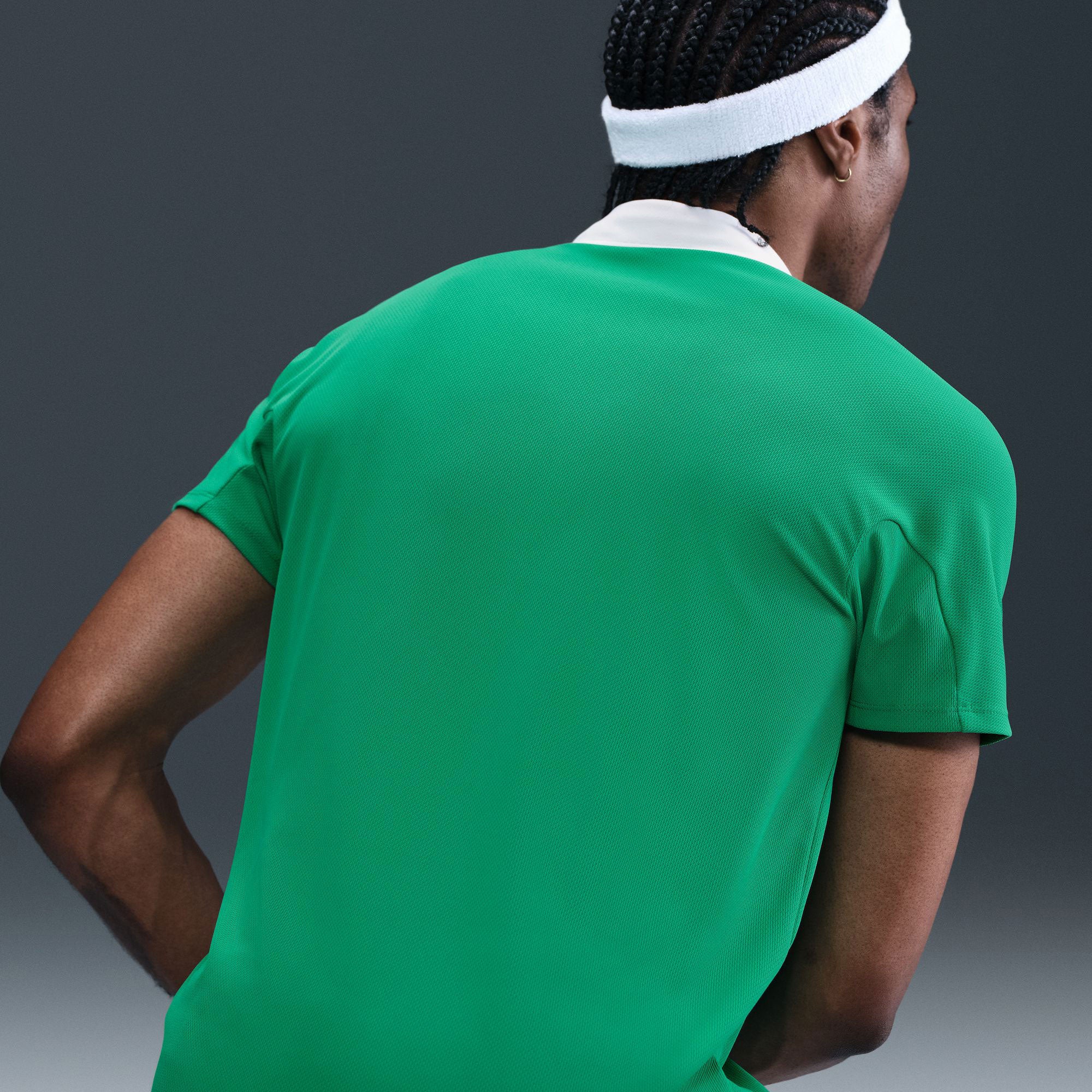 312さま NikeCourt Victory Dri-FIT Tennisshirt voor Heren - Blauw | Tennis Only