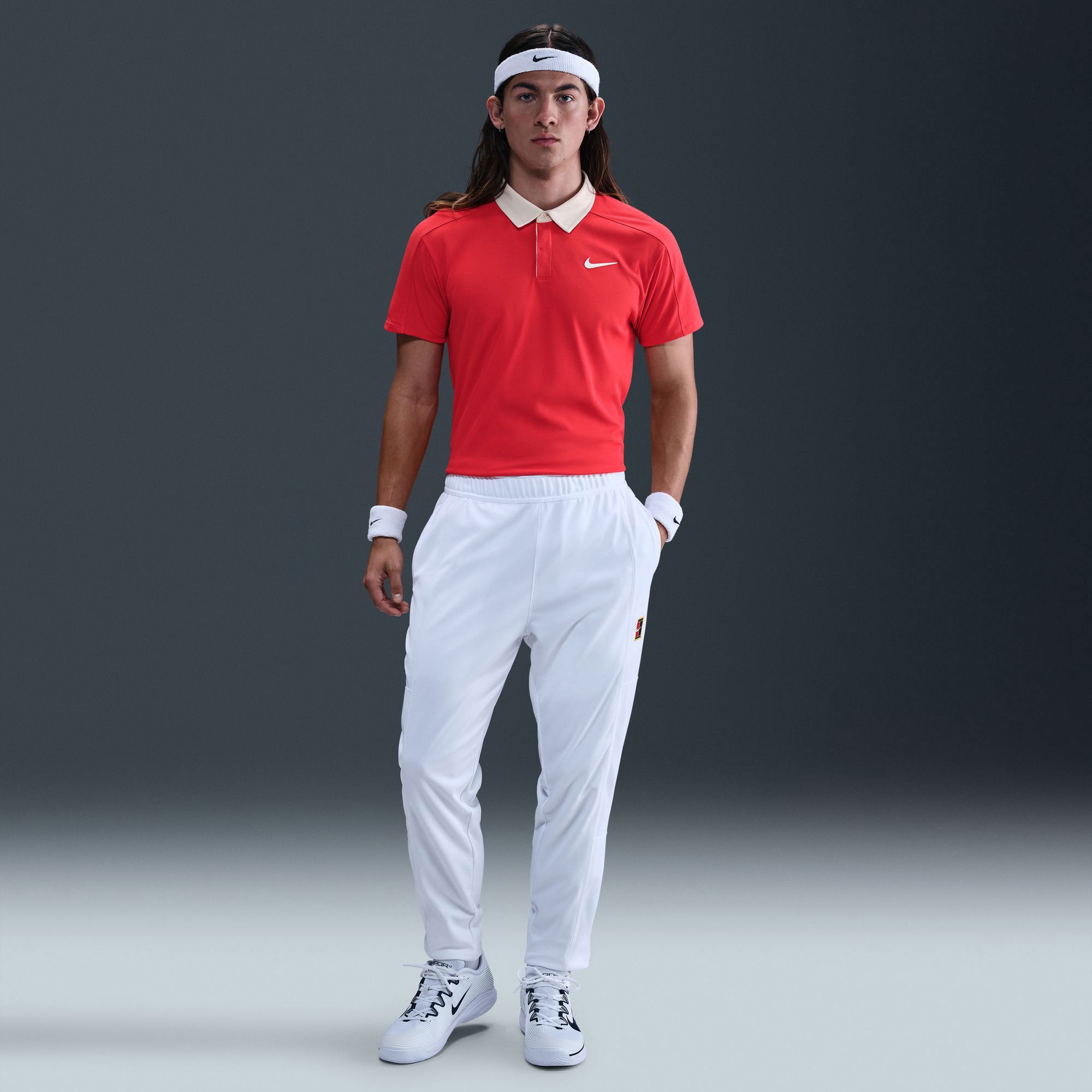 NikeCourt Slam RG Men's Dri-FIT ADV Tennis Polo - Red (4)