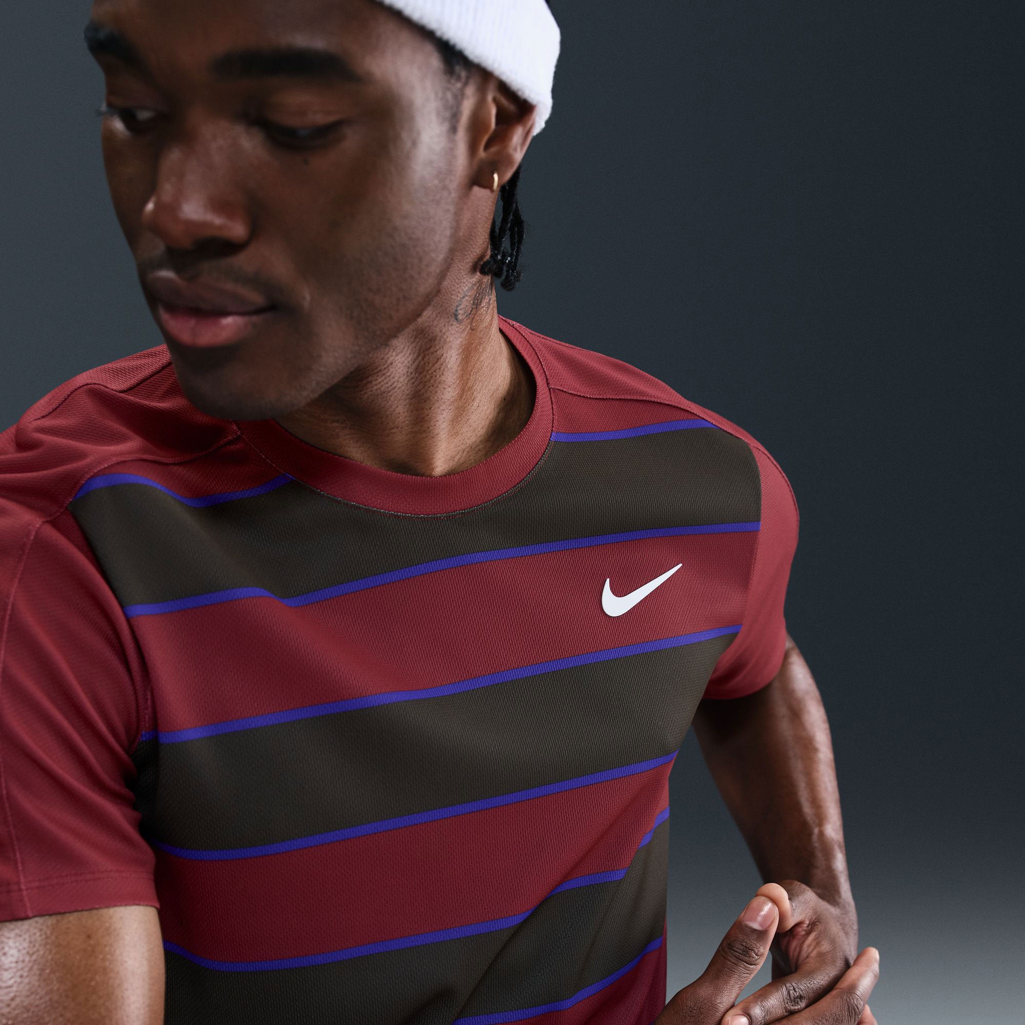 NikeCourt Slam RG Men's Dri-FIT ADV Tennis Shirt - Red (3)