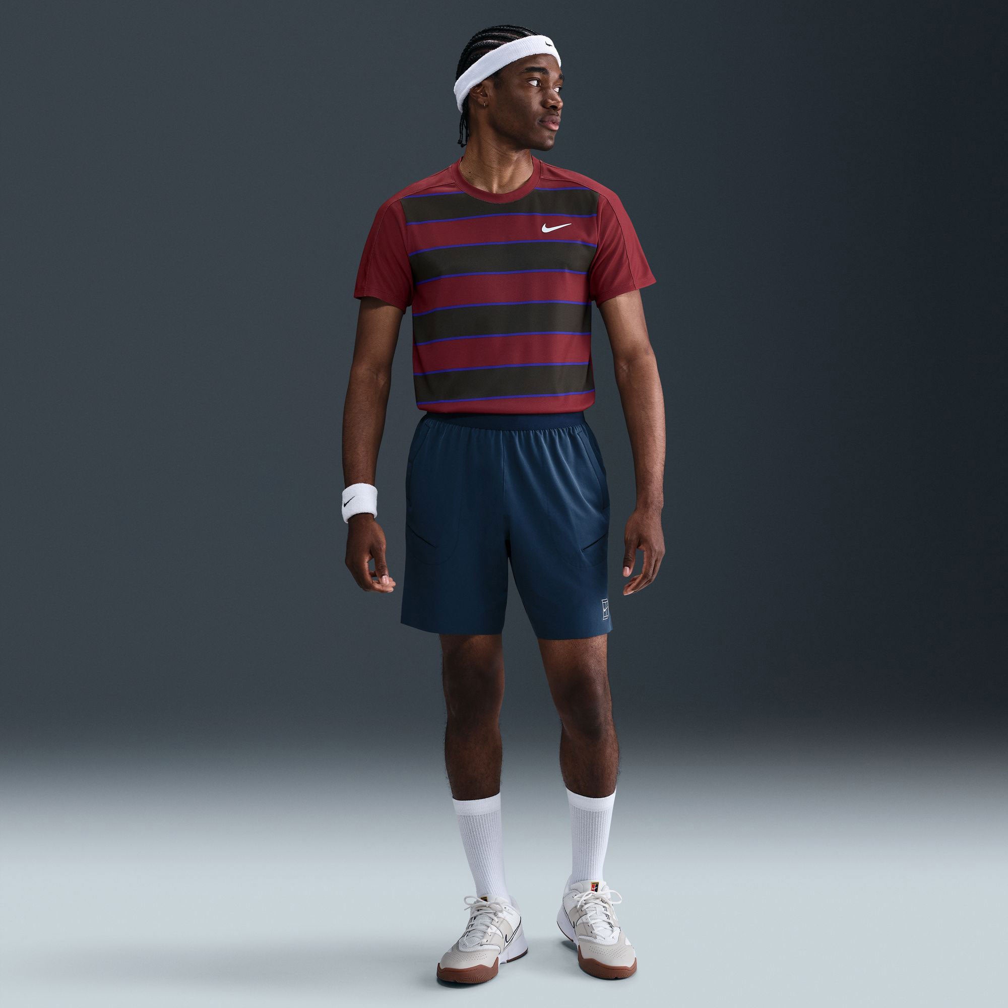 NikeCourt Slam RG Men's Dri-FIT ADV Tennis Shirt - Red (4)