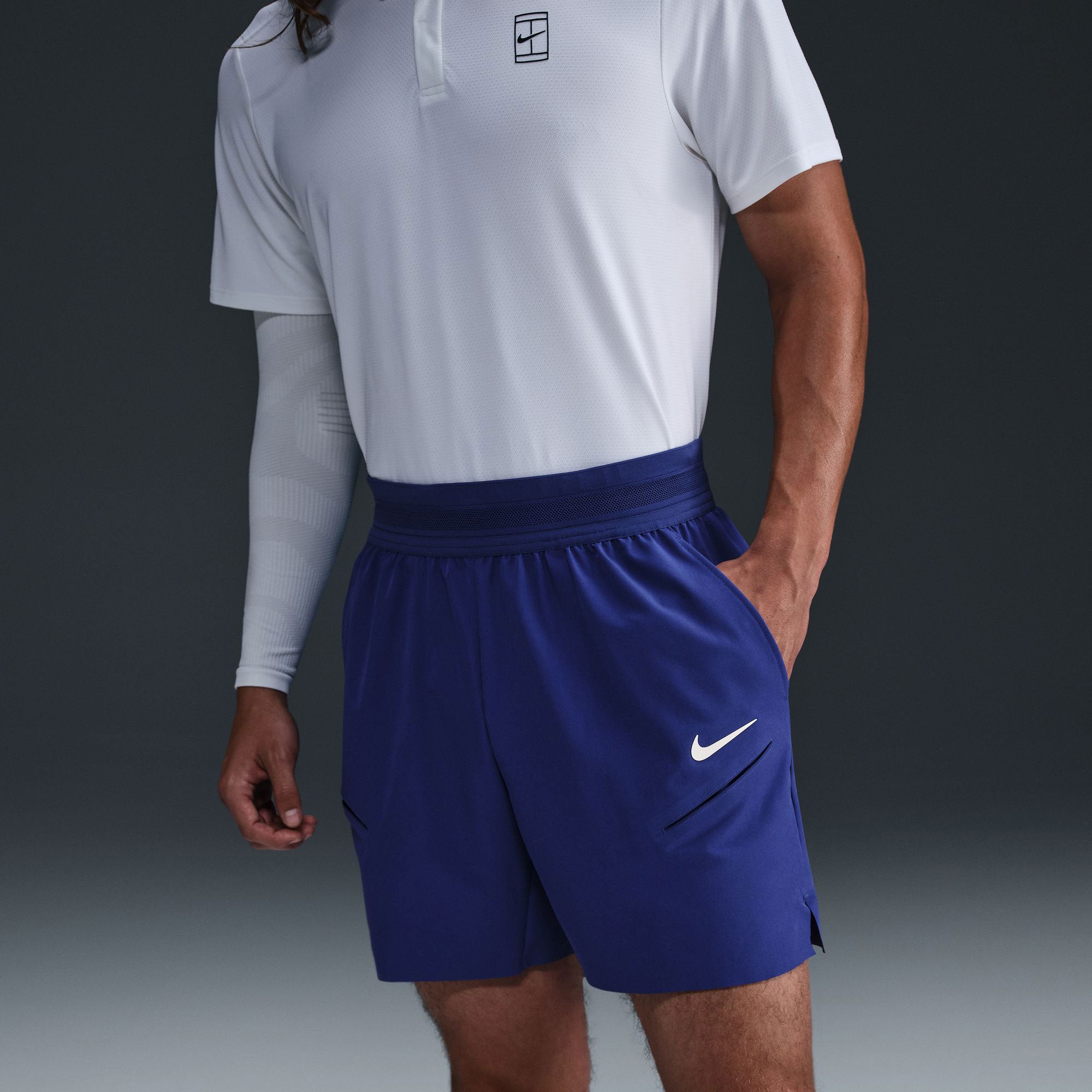 NikeCourt Slam RG Men's Dri-FIT Tennis Shorts - Purple (3)
