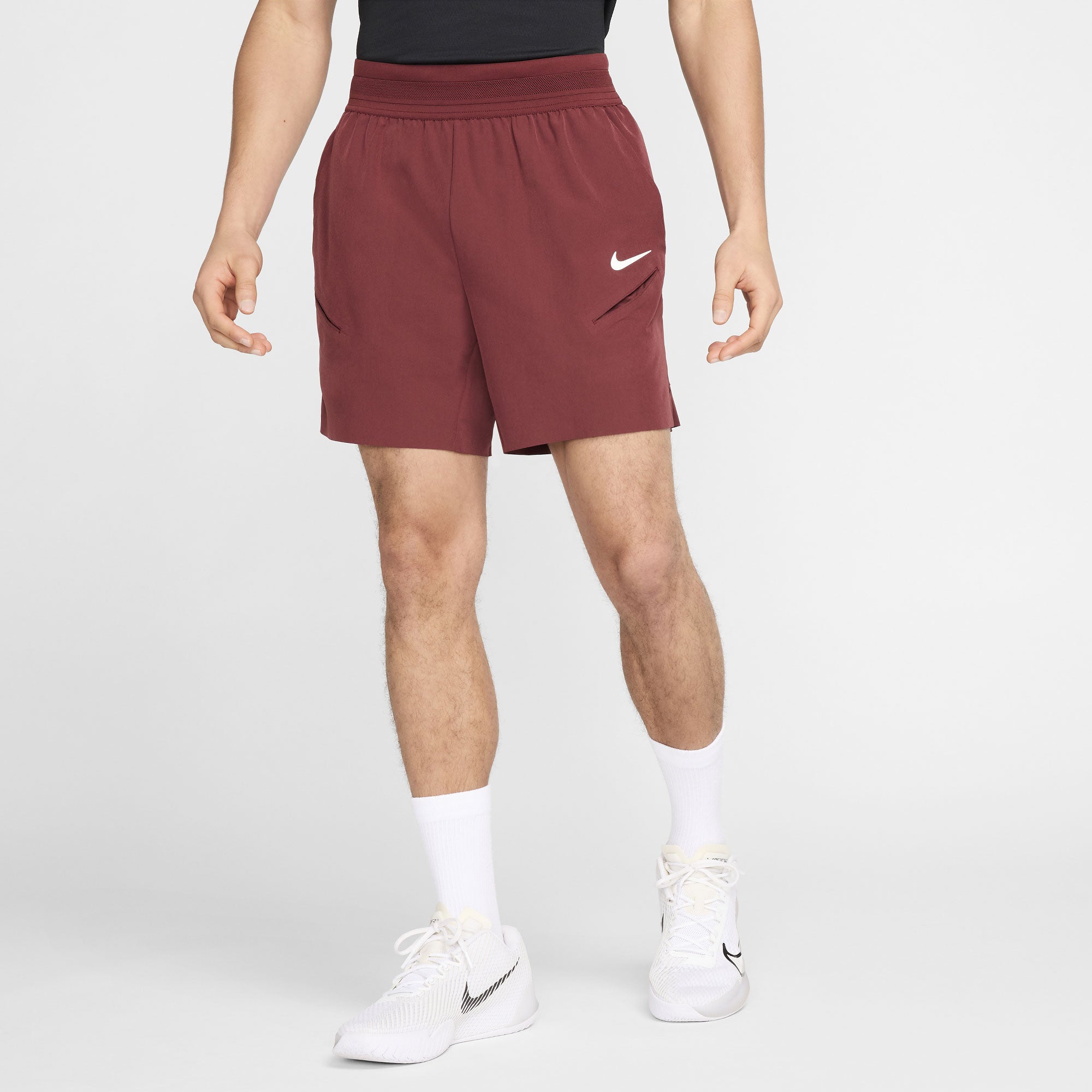 NikeCourt Slam RG Men's Dri-FIT Tennis Shorts - Red (1)