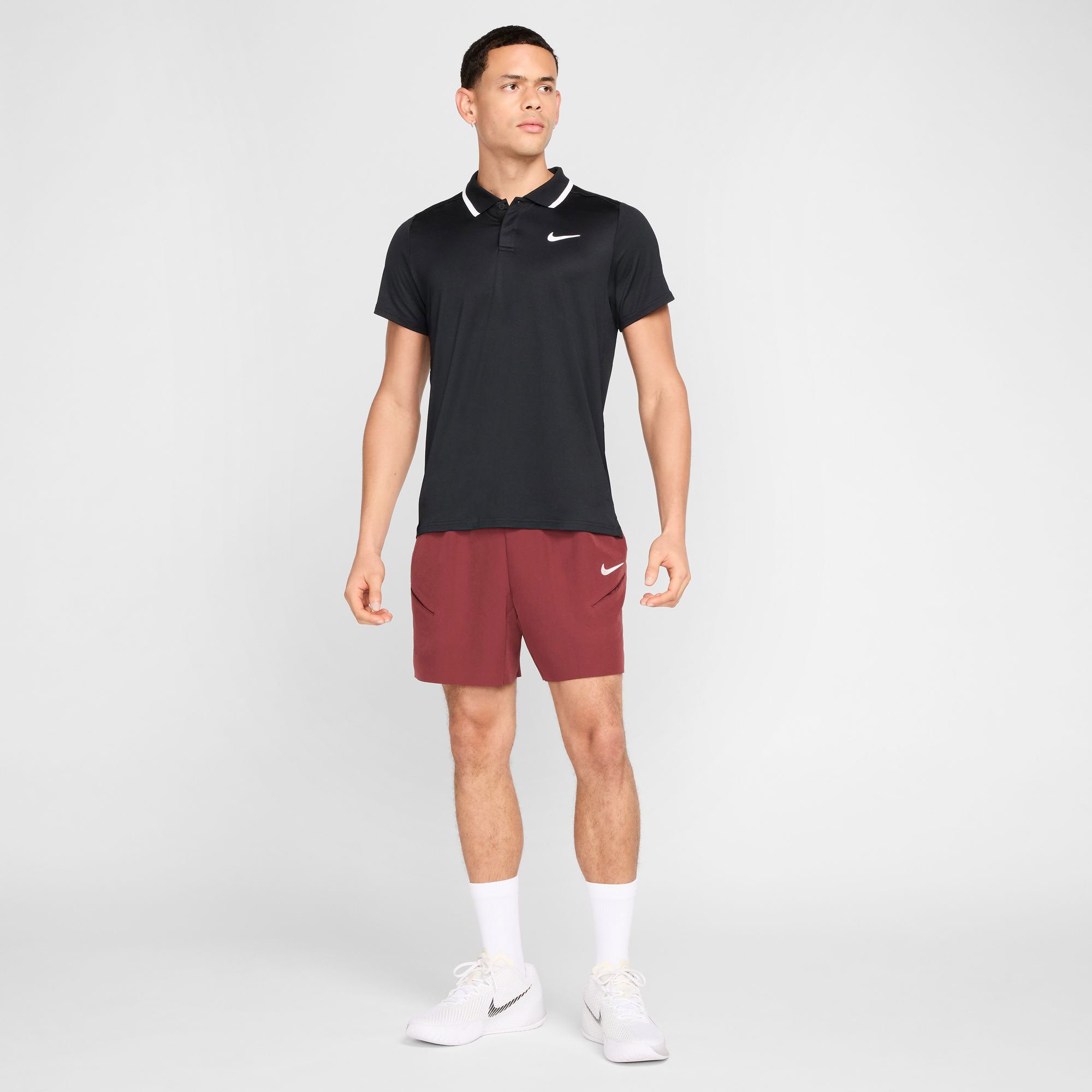 NikeCourt Slam RG Men's Dri-FIT Tennis Shorts - Red (6)