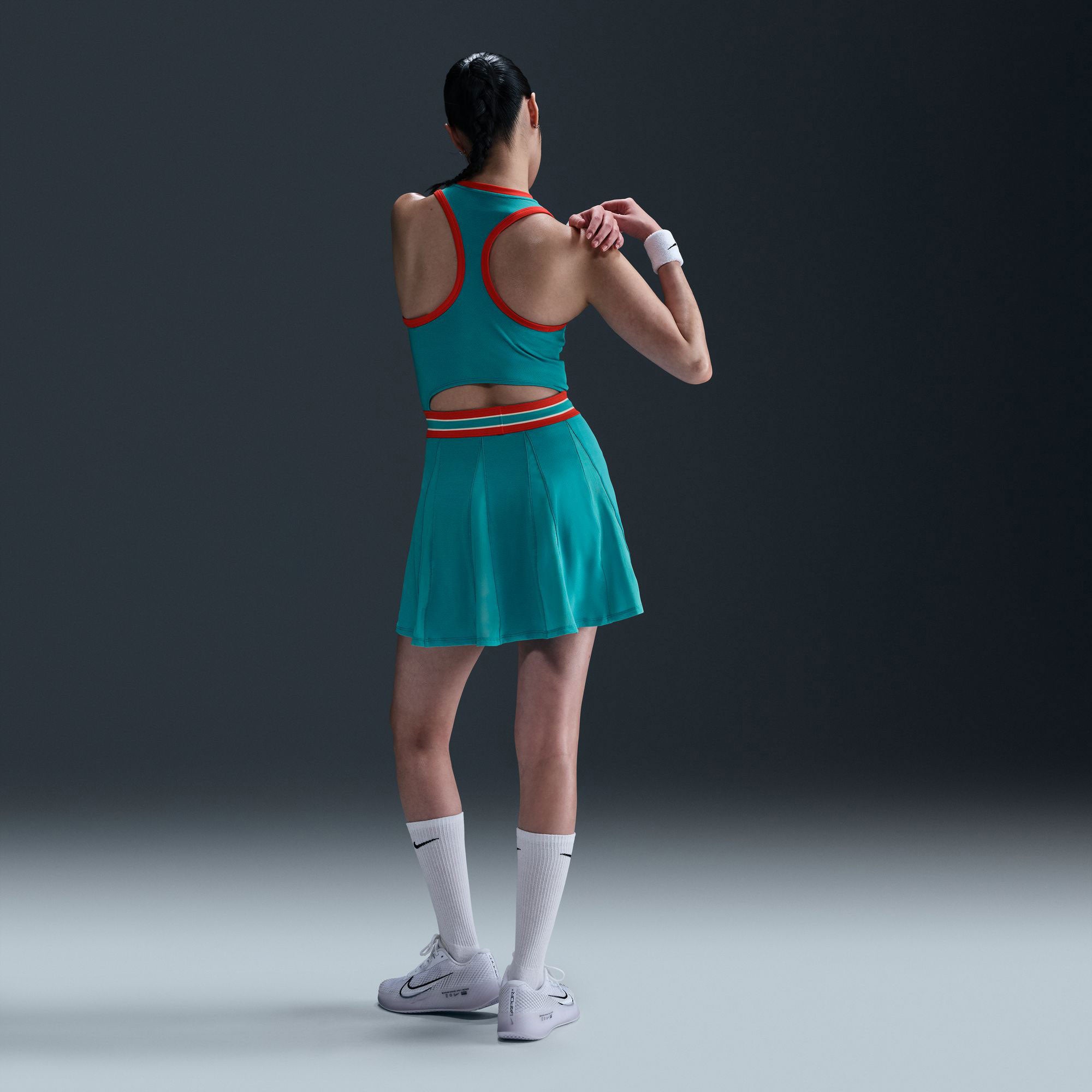 NikeCourt Slam RG Dri-FIT Tennisjurkje voor Dames - Groen | Tennis