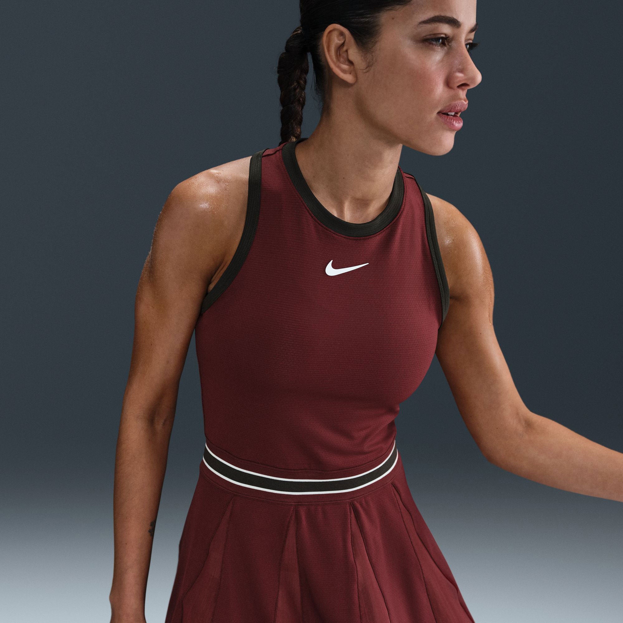 NikeCourt Slam RG Women's Dri-FIT Tennis Dress - Red | Tennis Only NikeCourt Slam RG Women's Dri-FIT Tennis Dress - Red | Tennis Only