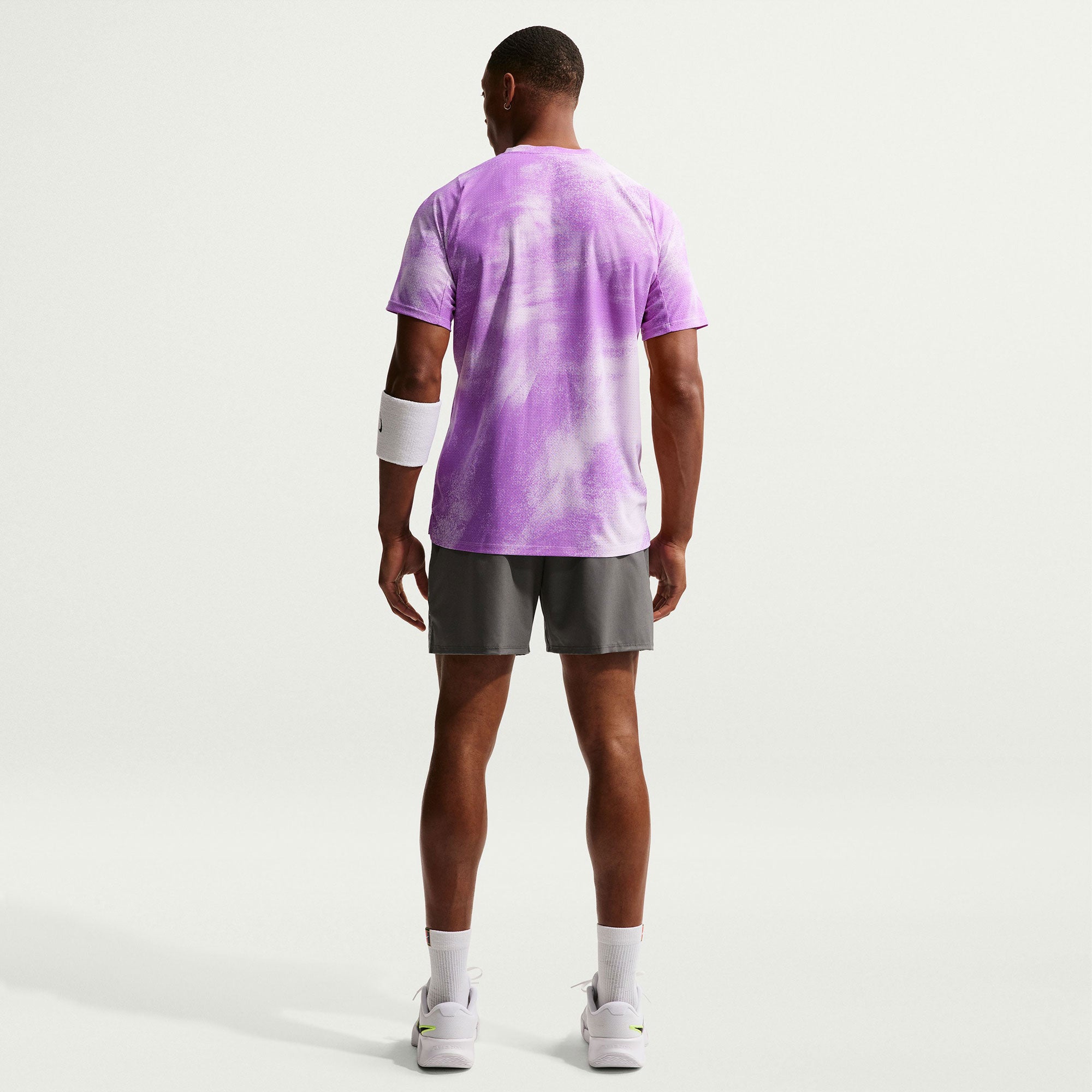 NikeCourt Slam Roland Garros Men's Dri-FIT 6-Inch Tennis Shorts - Grey (5)