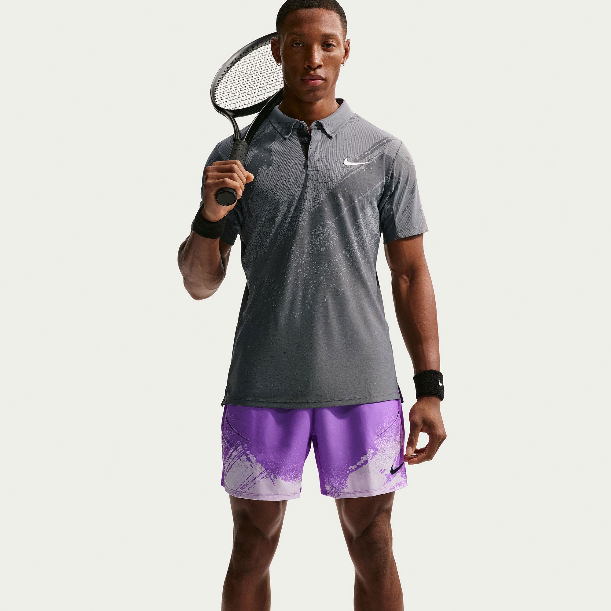 NikeCourt Slam Roland Garros Men's Dri-FIT 6-Inch Tennis Shorts - Purple (3)