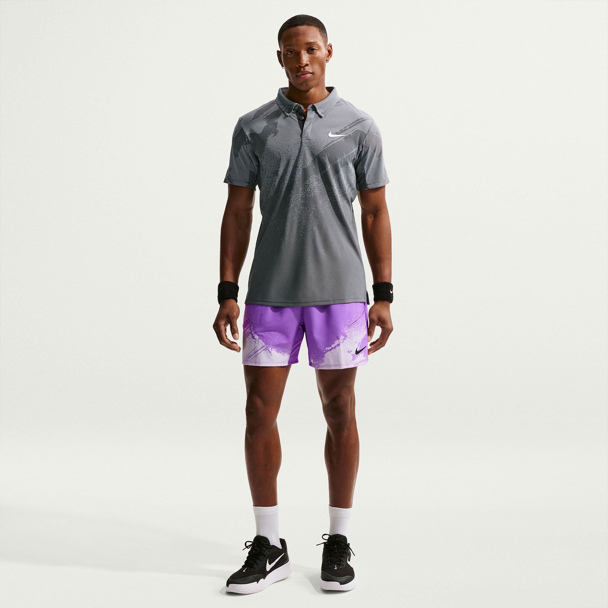 NikeCourt Slam Roland Garros Men's Dri-FIT 6-Inch Tennis Shorts - Purple (4)