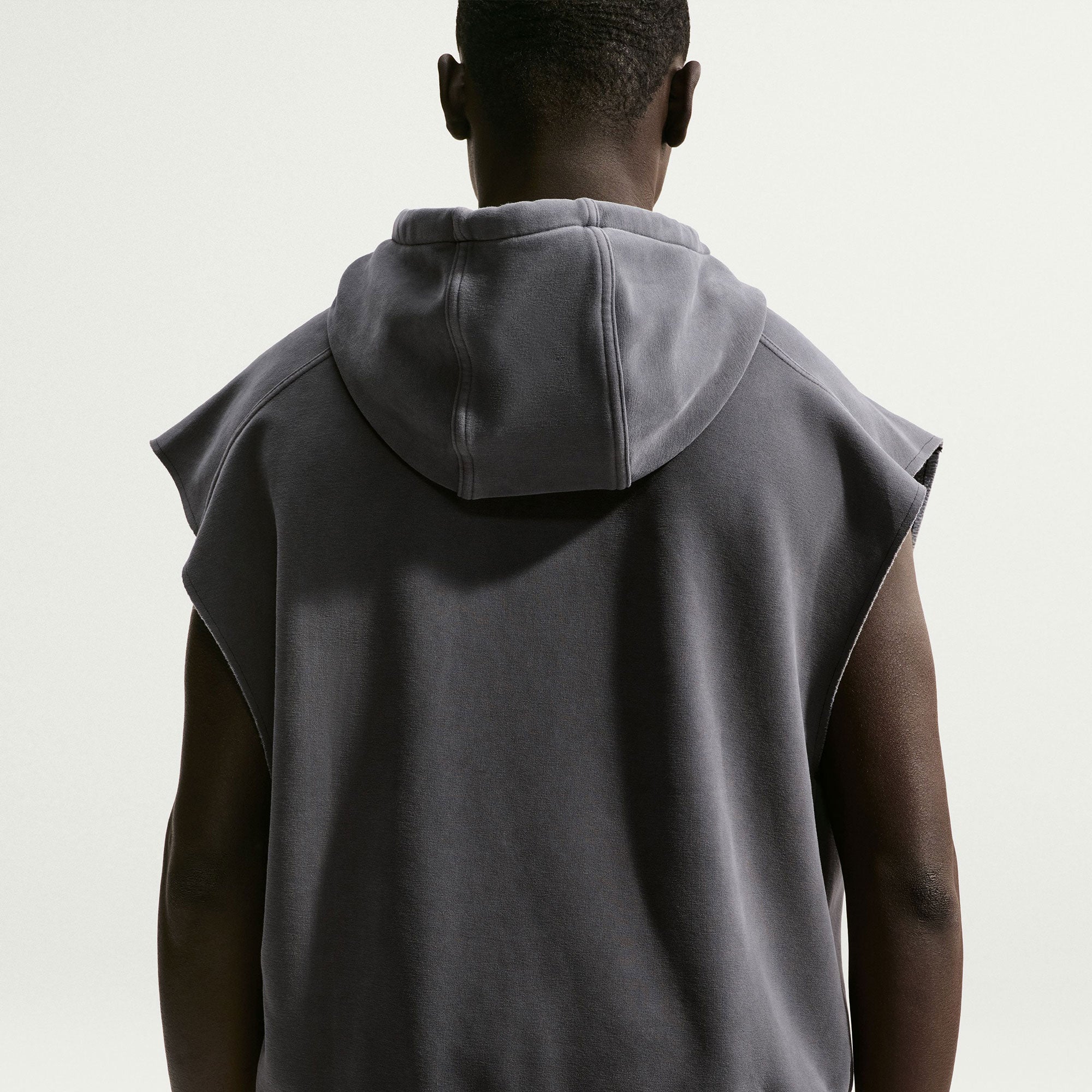 NikeCourt Slam Roland Garros Men's Tennis Sleeveless Pullover Hoodie - Grey (2)