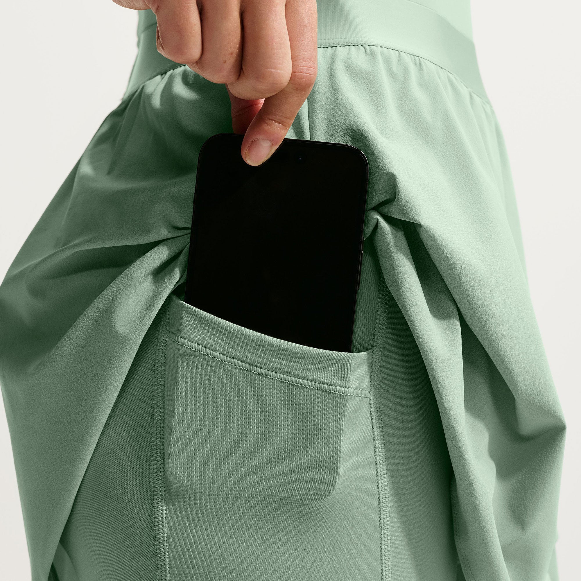 NikeCourt Slam Paris Women's Dri-FIT High-Waisted Woven Tennis Skirt - Green (4)