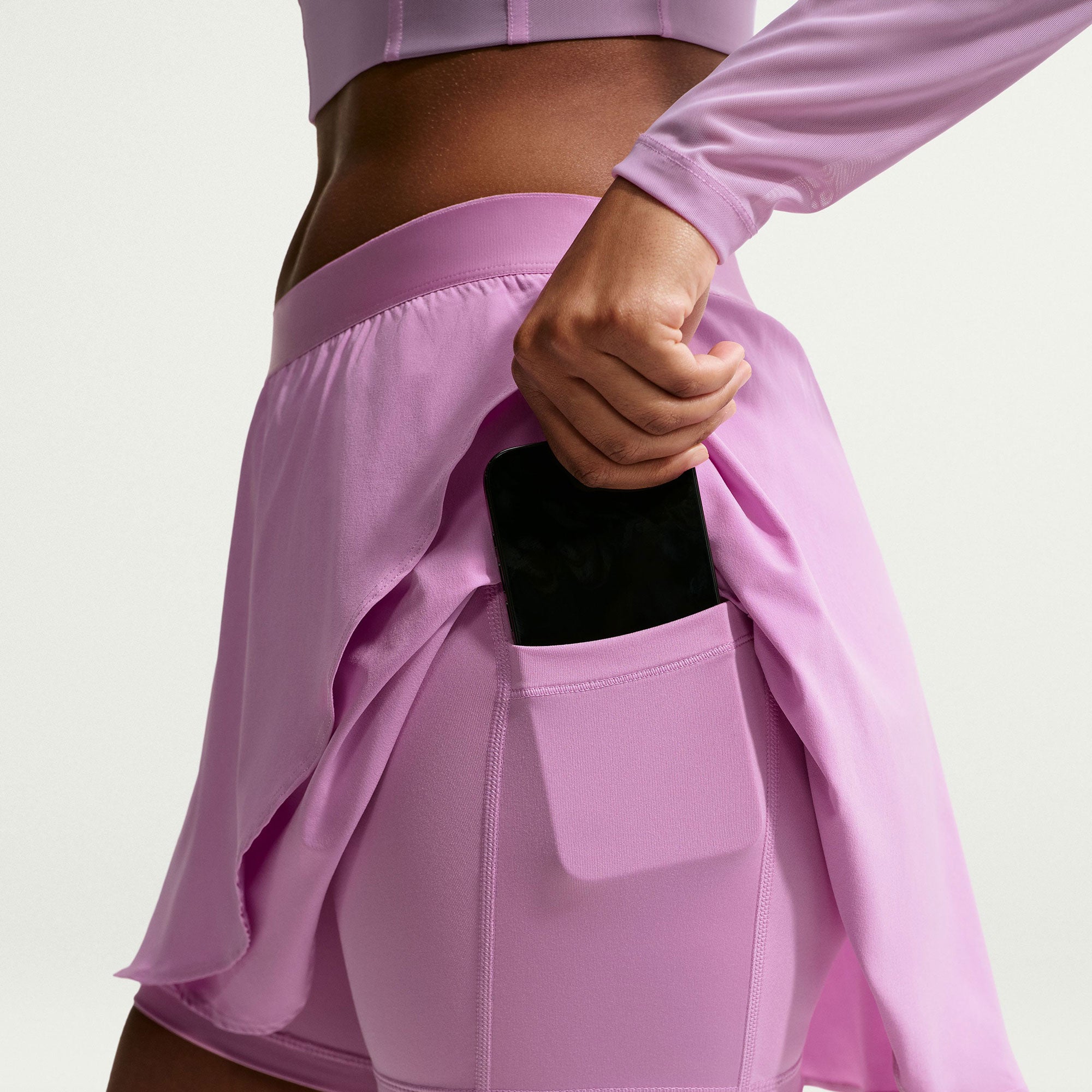 NikeCourt Slam Paris Women's Dri-FIT High-Waisted Tennis Skirt - Purple (7)