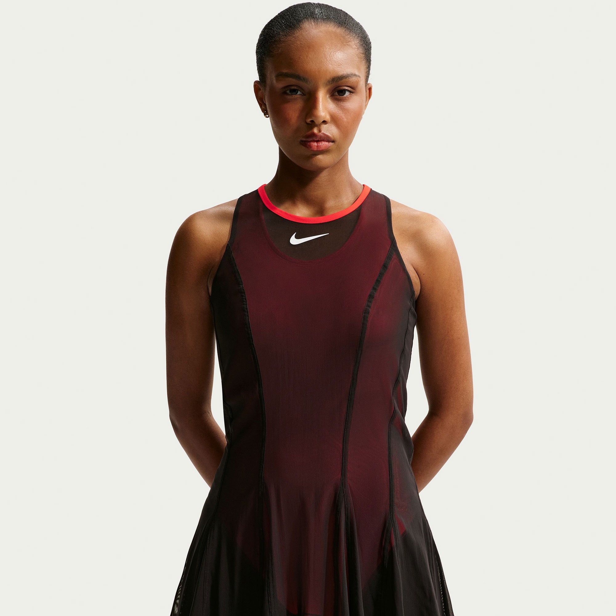 NikeCourt Slam Paris Women's Dri-FIT Tennis Dress - Black (3)