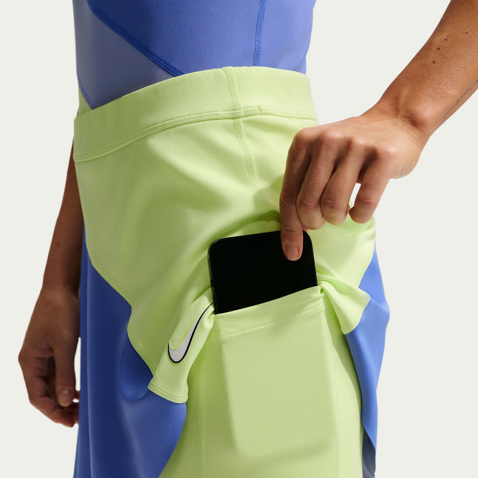 NikeCourt Slam Women's Dri-FIT High-Waisted Tennis Skort - Yellow (6)