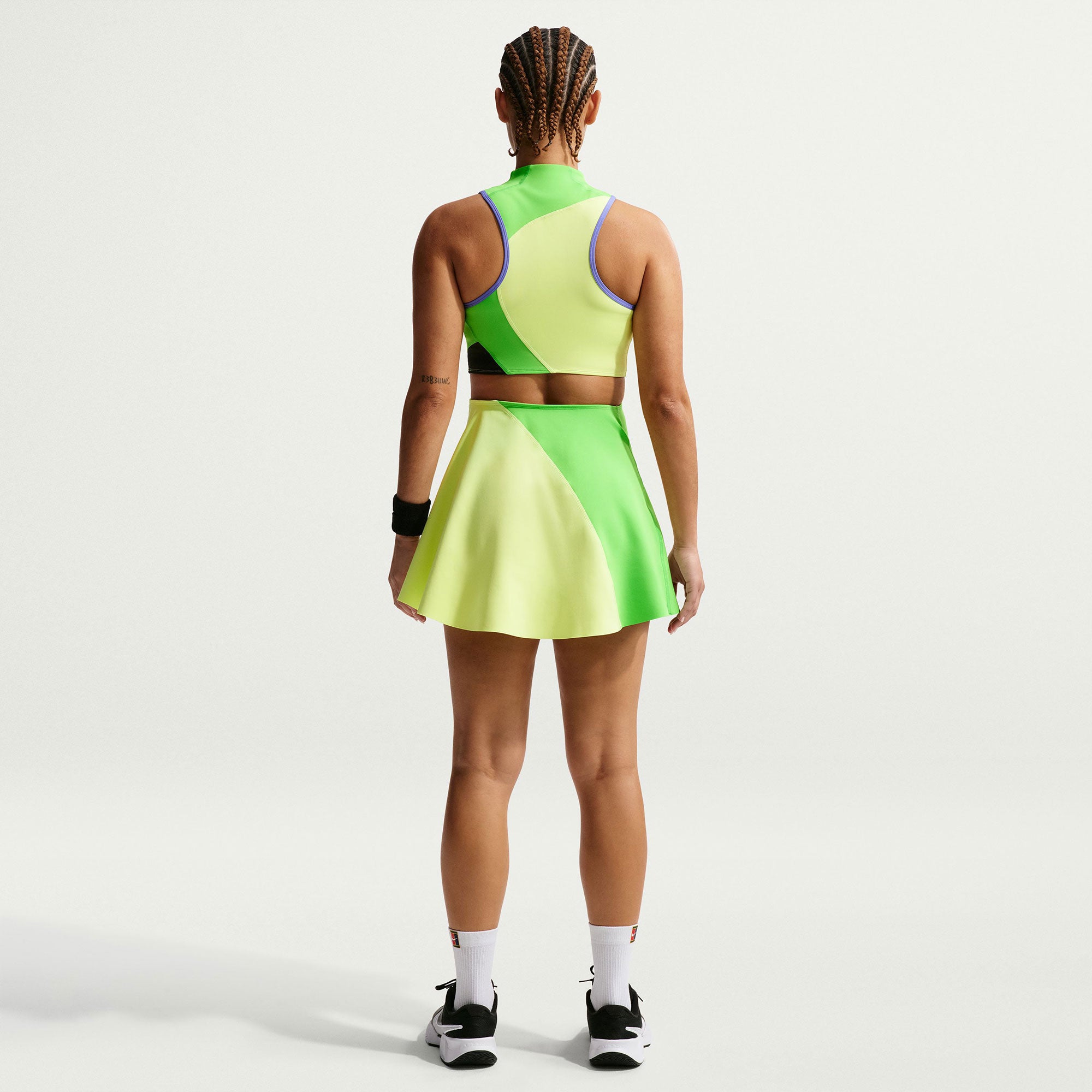 NikeCourt Slam Women's Dri-FIT Tennis Dress - Yellow (2)