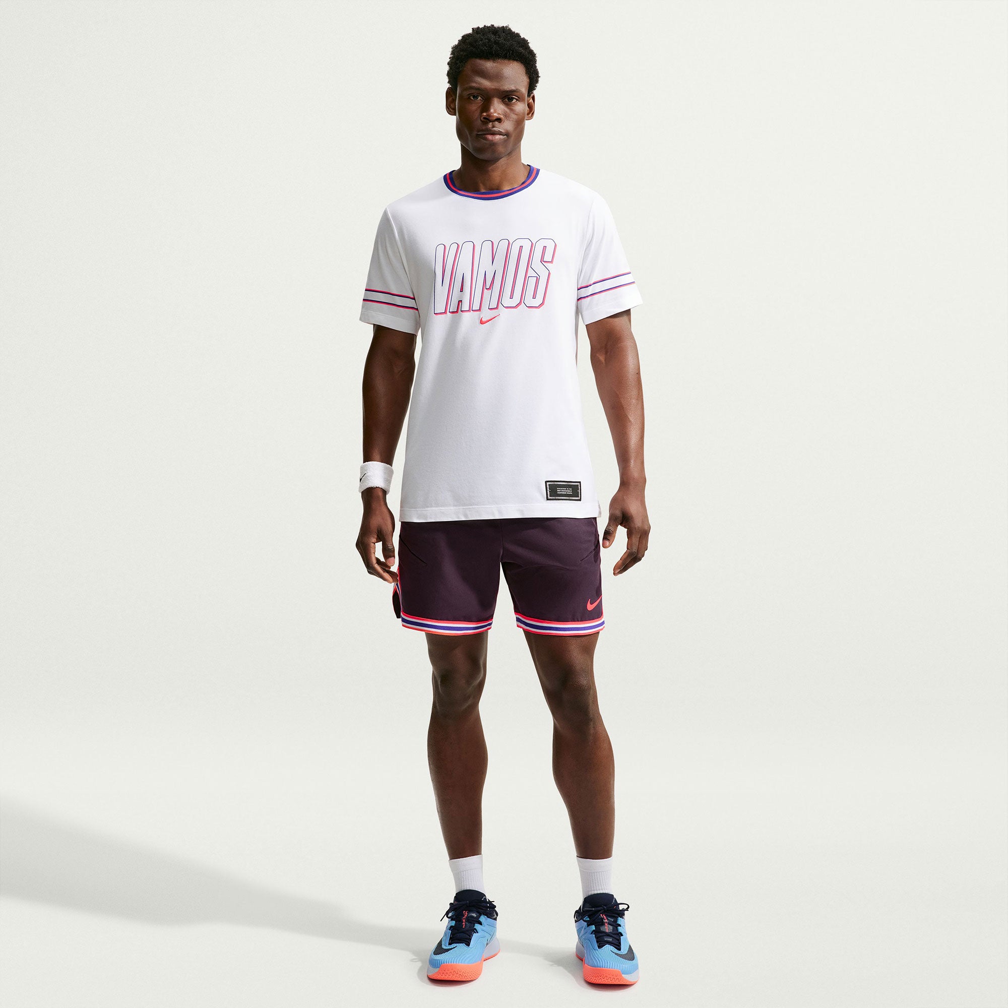 NikeCourt Vamos Carlos Alcaraz Men's Dri-FIT Cotton Tennis T-Shirt - White (4)