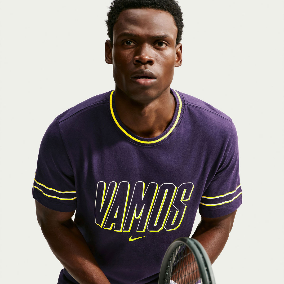 NikeCourt Vamos Carlos Alcaraz Men's Dri-FIT Cotton Tennis T-Shirt - Purple (3)