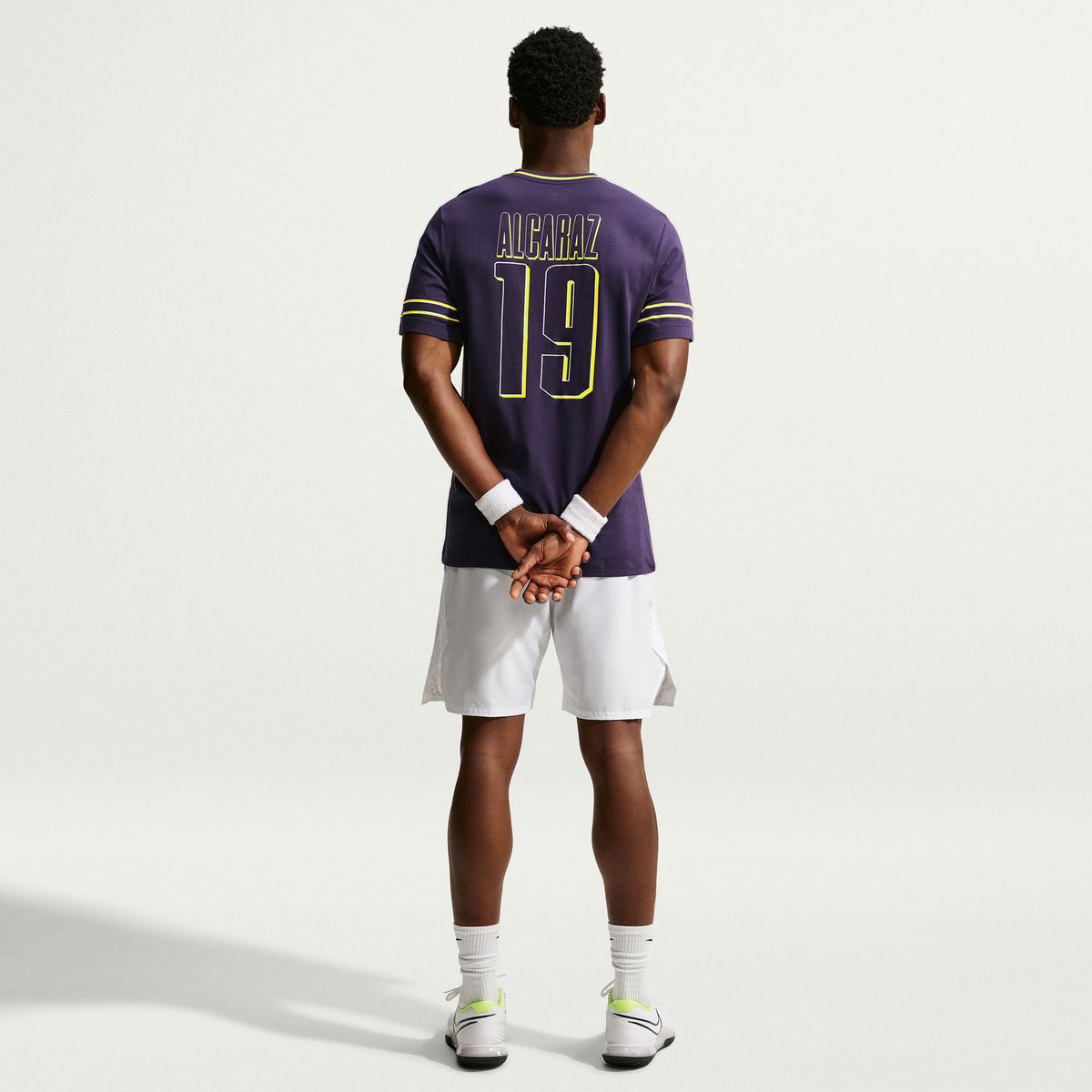 NikeCourt Vamos Carlos Alcaraz Men's Dri-FIT Cotton Tennis T-Shirt - Purple (5)